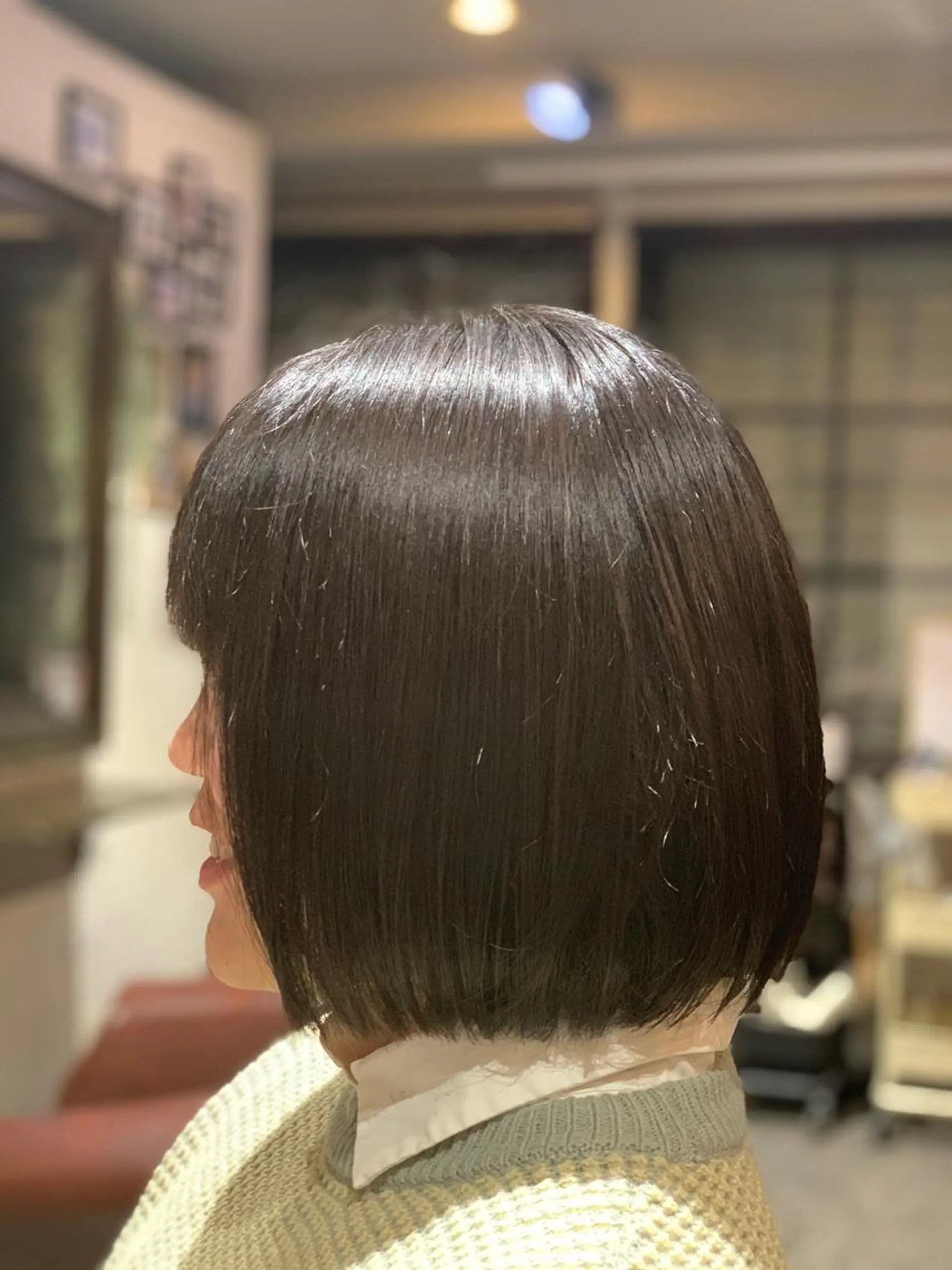 ミディアム ボブ familiar BOND所属・佐々木陸斗 ショート&メンズのヘアスタイル