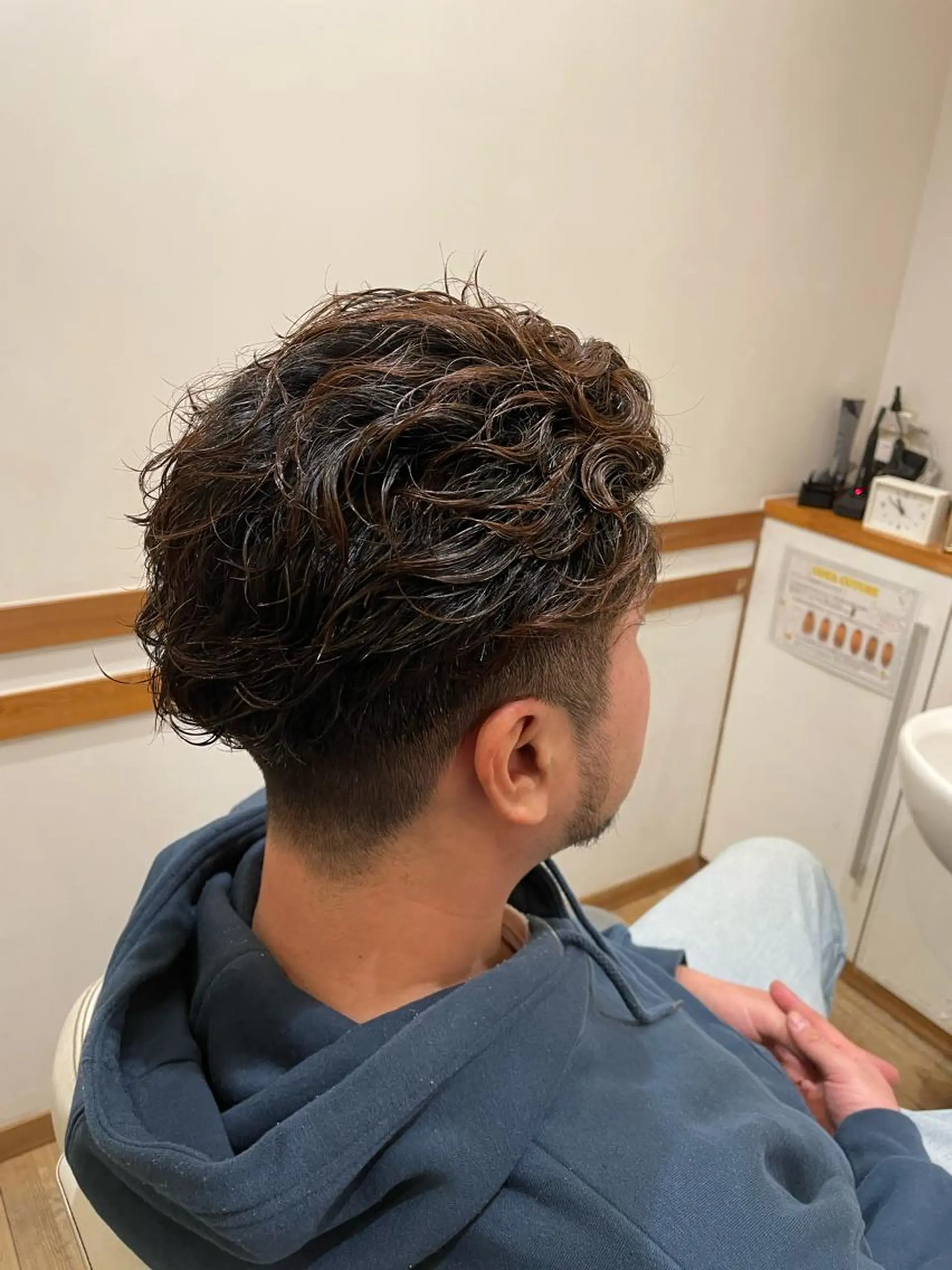 パーマ メンズ メンズパーマ カット パーマ ROSSO川口 アラカワのヘアスタイル