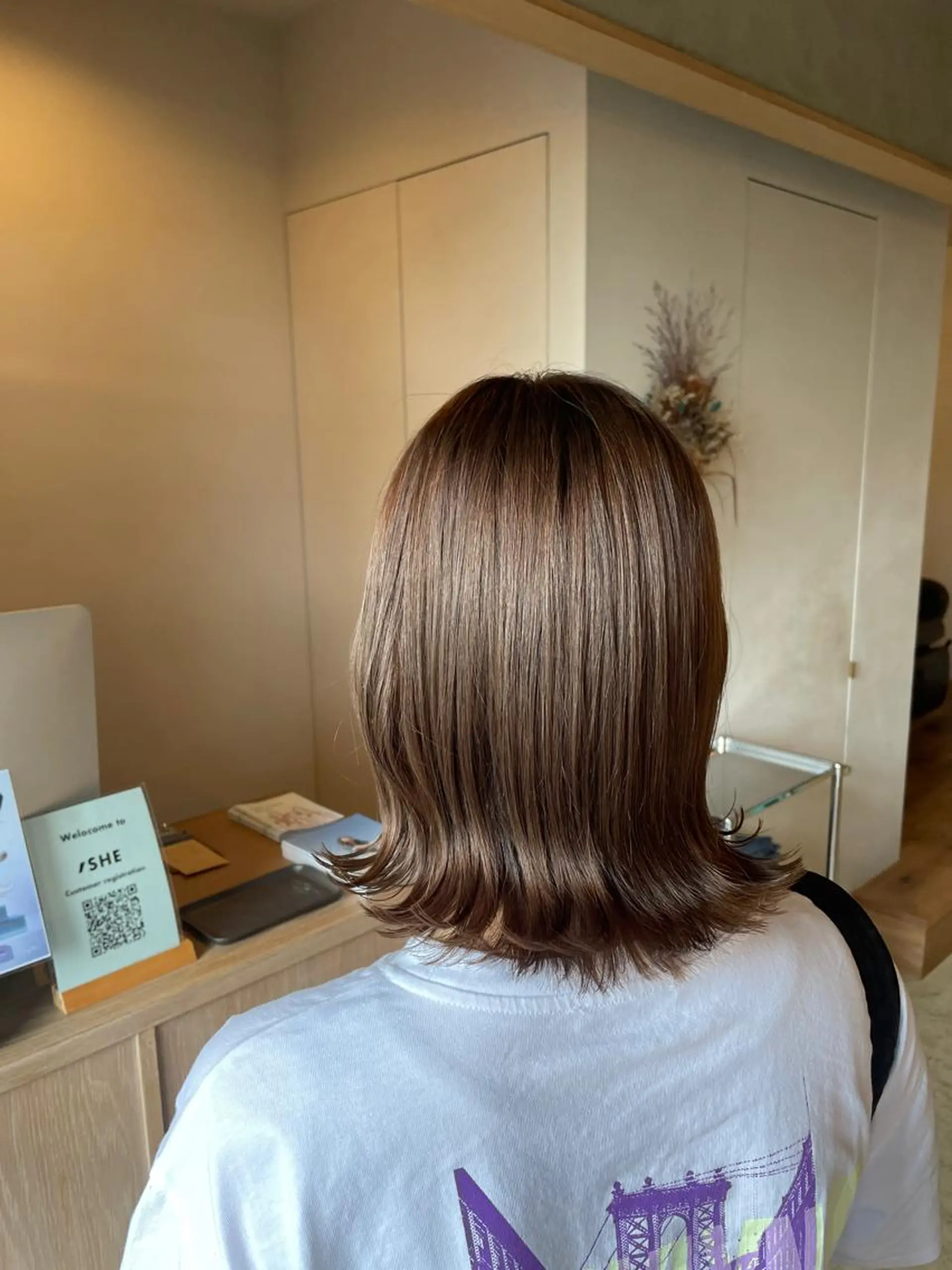 ミディアム 小野 絢未のヘアスタイル