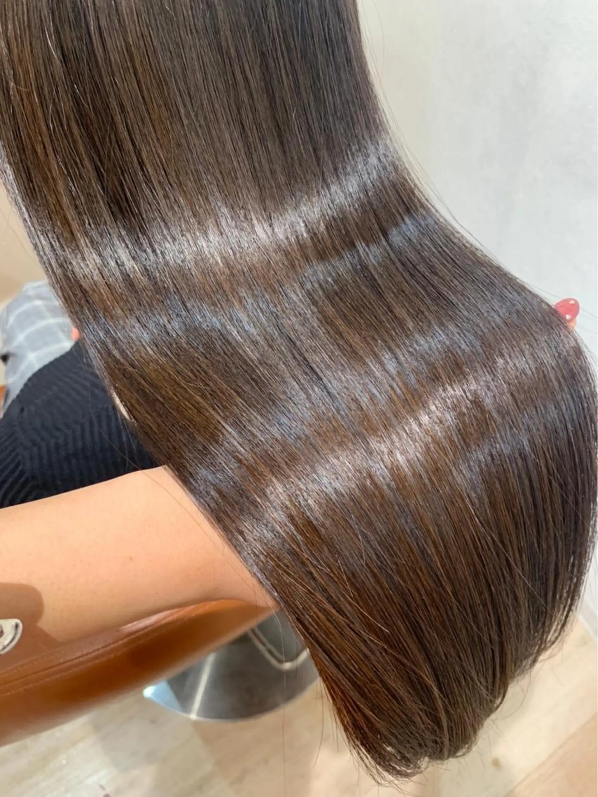 セミロング トリートメント ダウンパーマ🇰🇷 毛流れパーマ【かな】のヘアスタイル