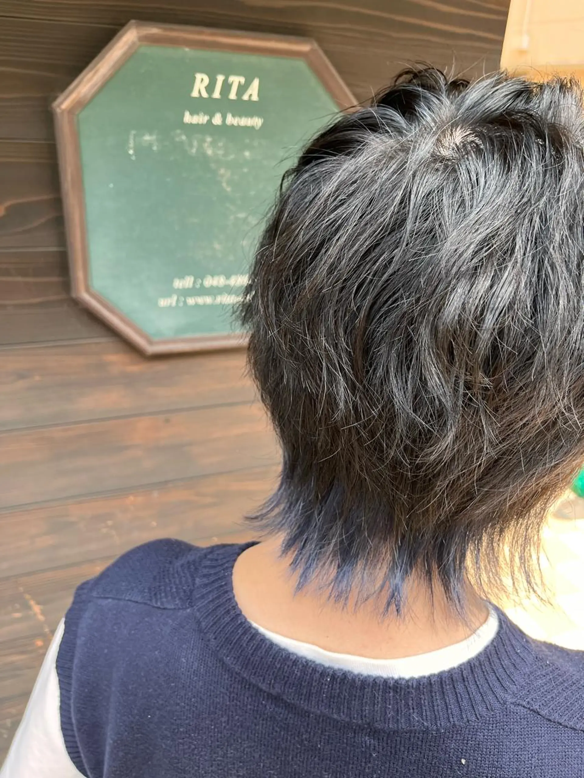 ミディアム ミディアムパーマ ウルフカット サイトウ ナツキのヘアスタイル
