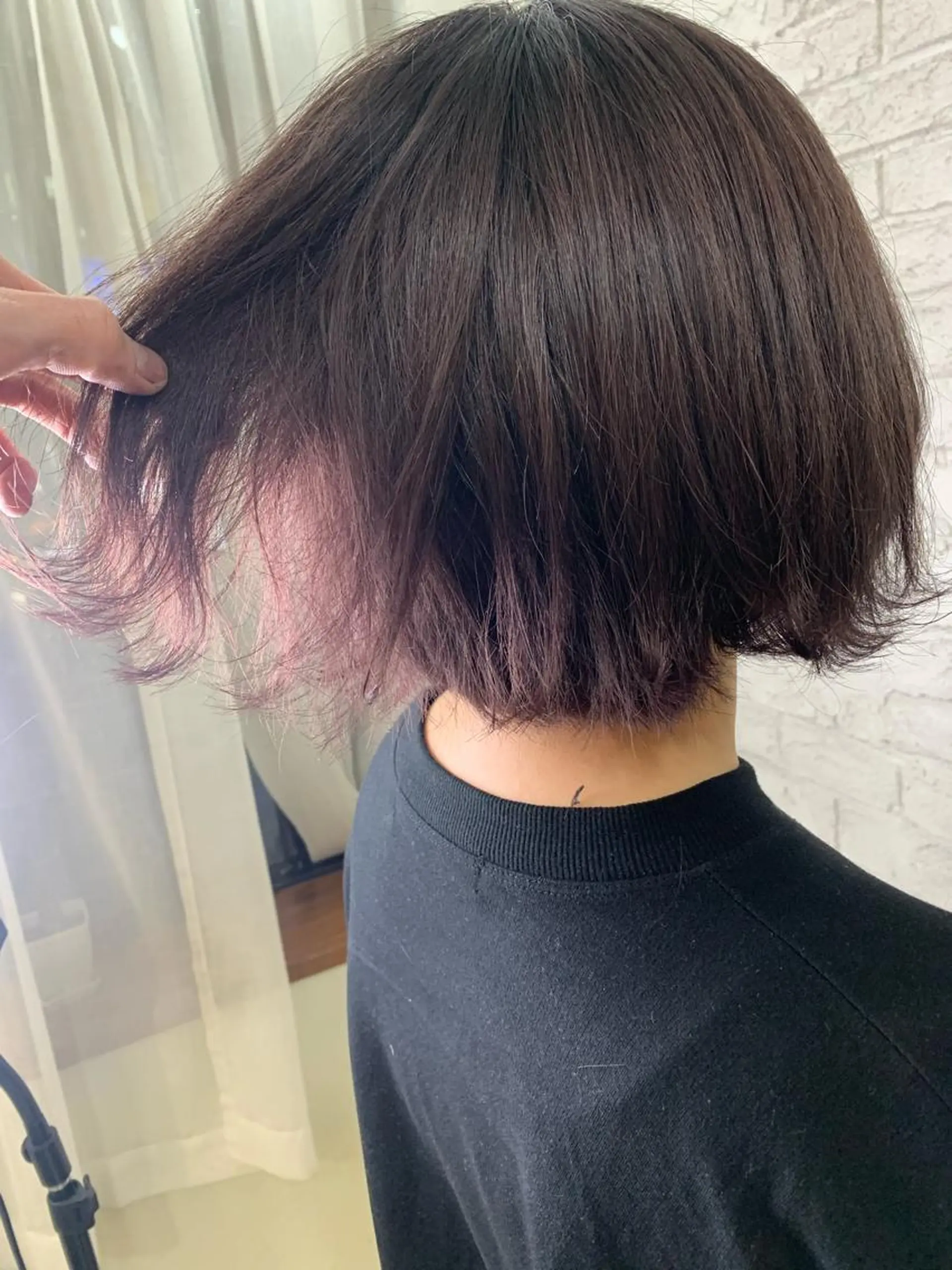 ミディアム カラー ベージュカラー グレージュ ラベンダーカラー ラベンダーグレージュ ラベンダーグレー ブリーチ特化 ハイトーンRYOYAのヘアスタイル