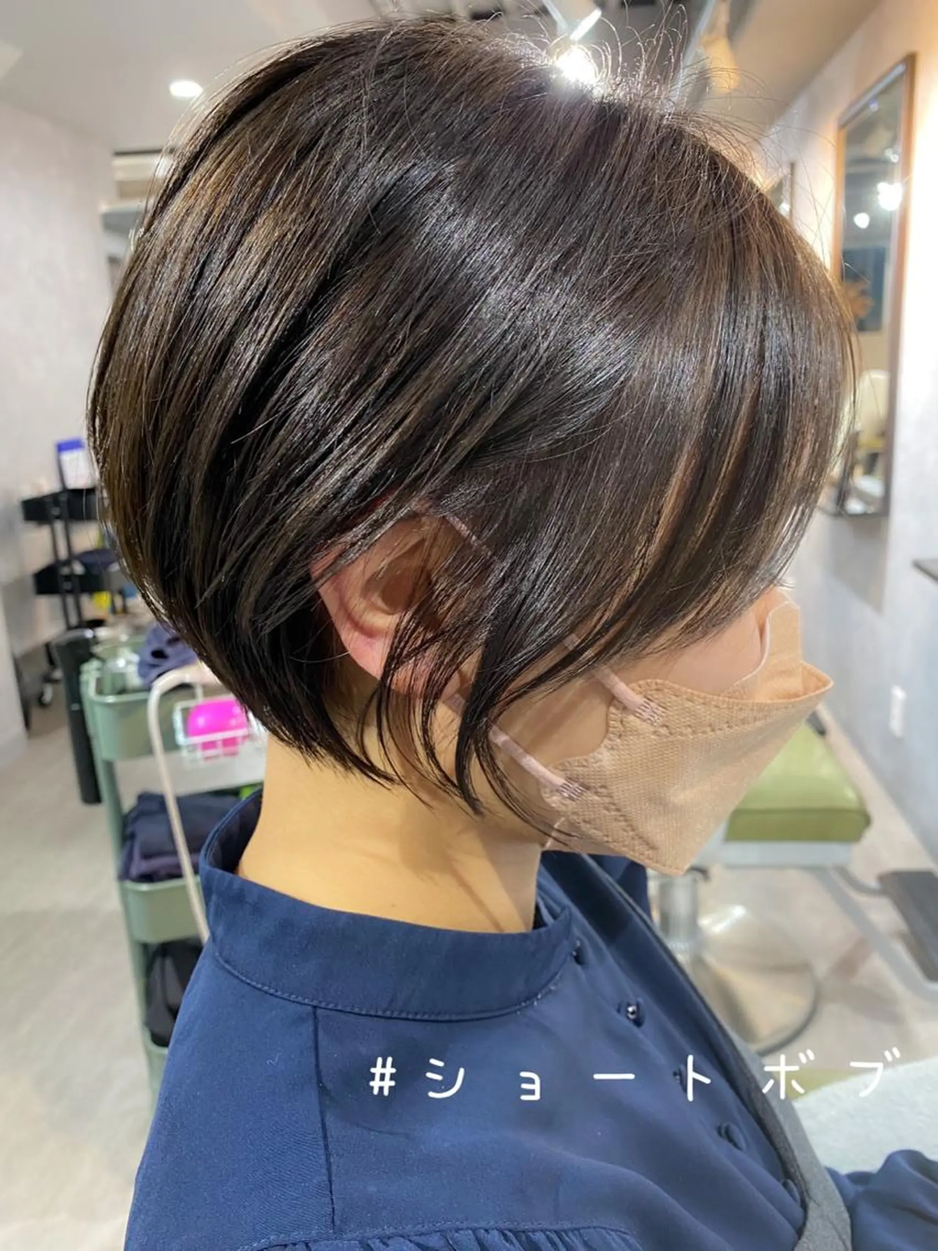 ショート カラー ショートボブ ボブ ショートヘア カット トリートメント 久保亮太 /大人ショートのヘアスタイル