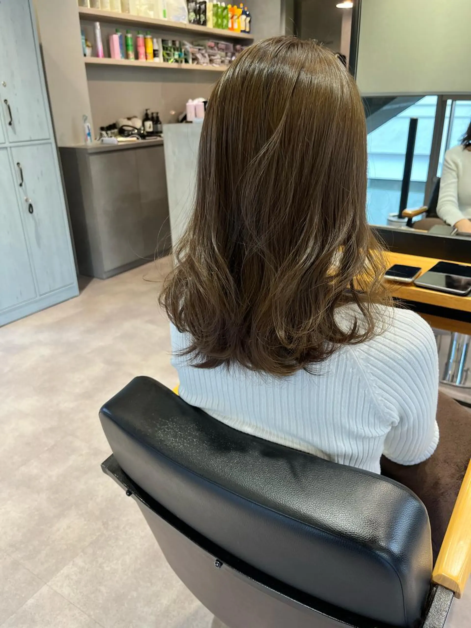 セミロング カット ヘアカラー ヘッドスパ 佐藤優太朗 似合わせ/髪質改善のヘアスタイル