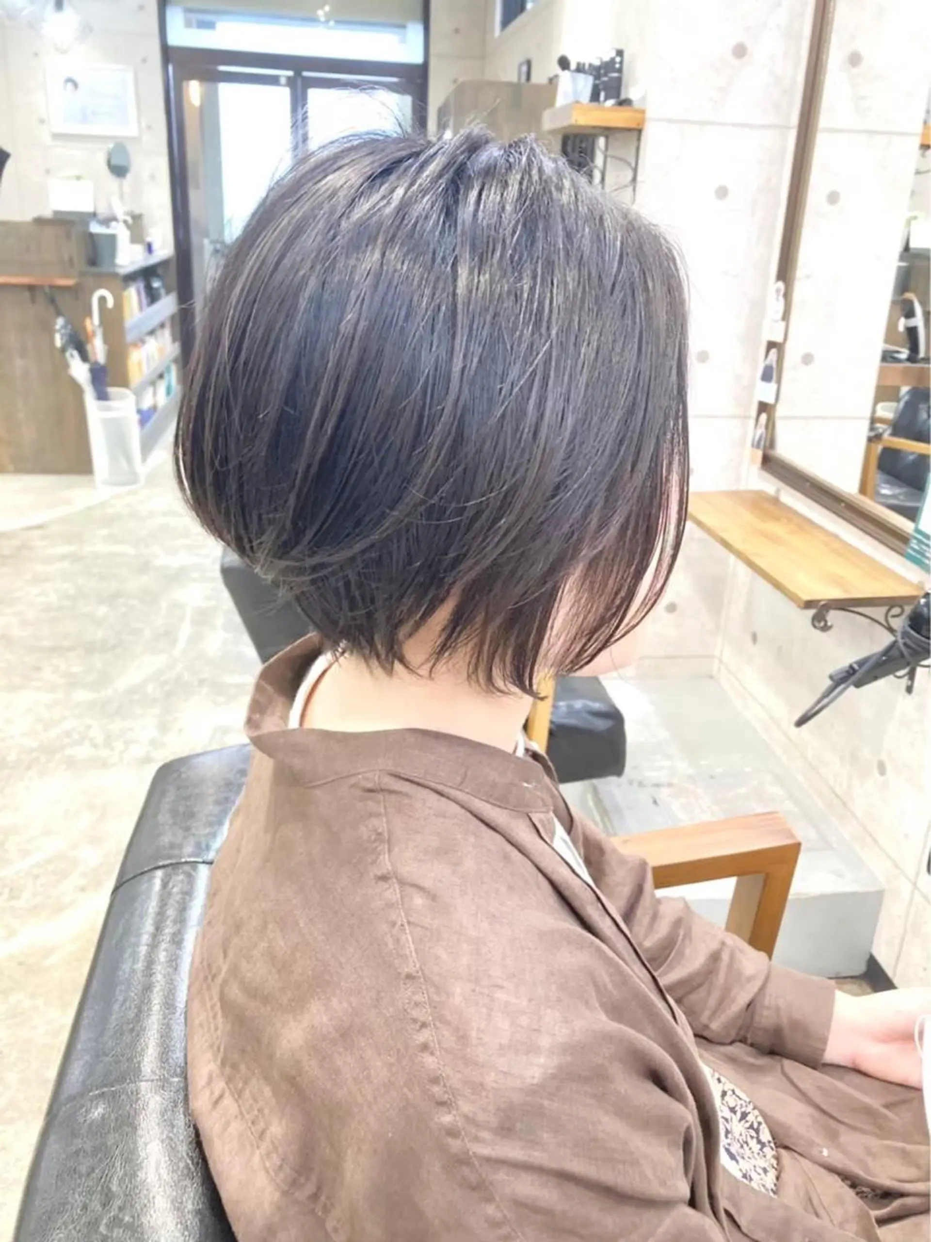 ショート カラー ショートヘア 遠藤沙也加 韓国ヘア/町田のヘアスタイル