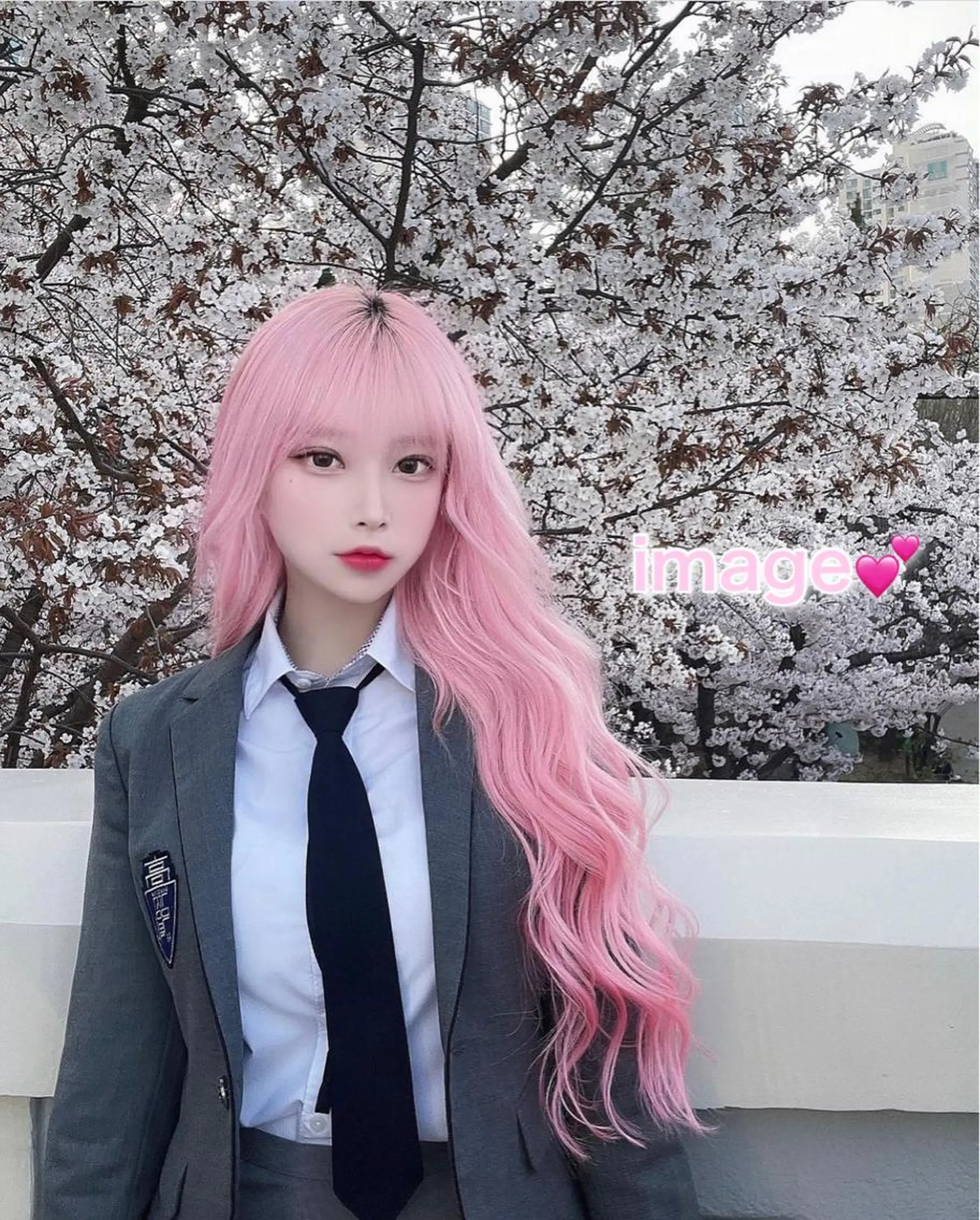 ミディアム カラー ハイトーンカラー ピンクカラー ヘアカラー カットモデル募集 ミネのヘアスタイル