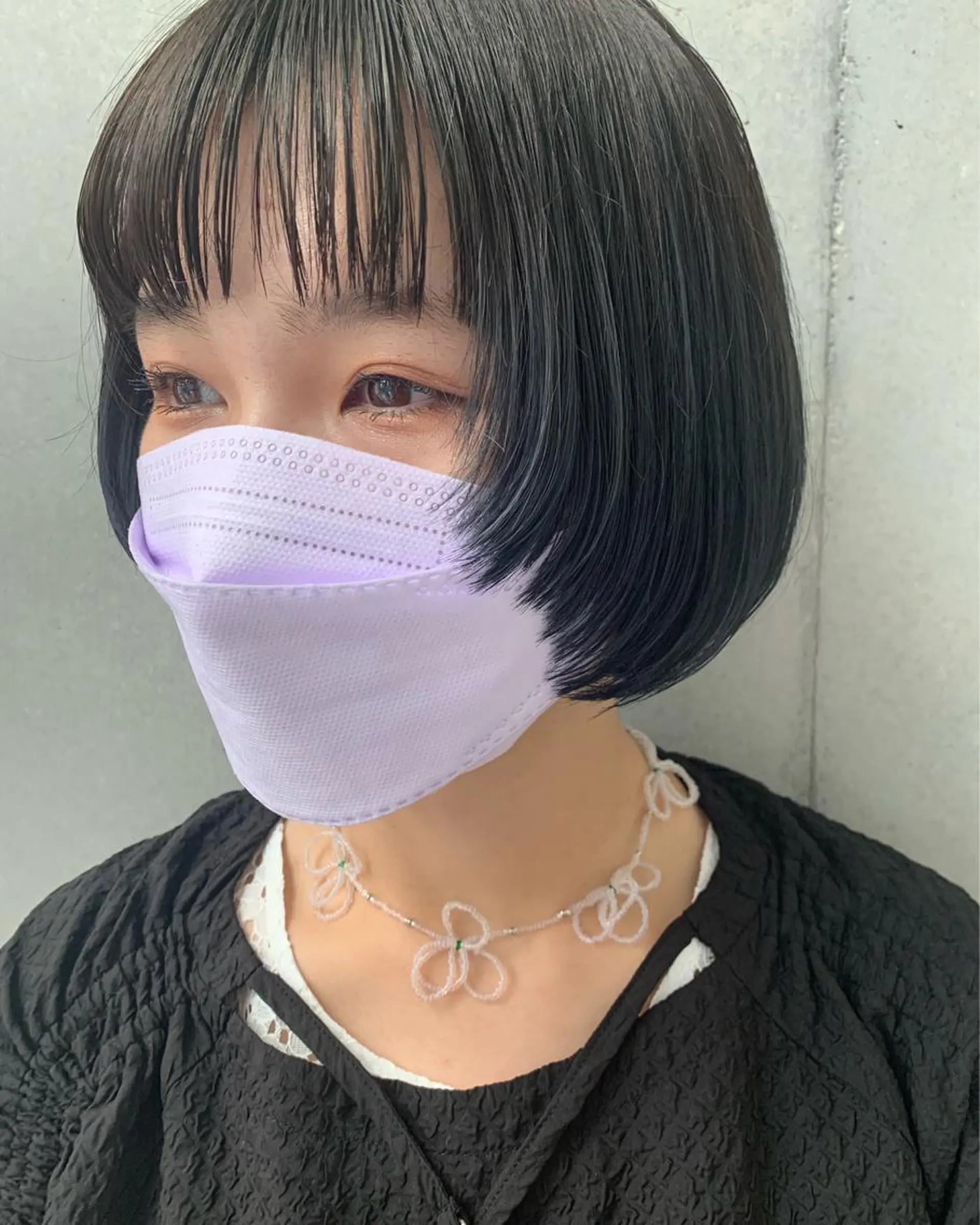 ショート カット ブリーチなしWカラー /地毛風/小林凪沙のヘアスタイル