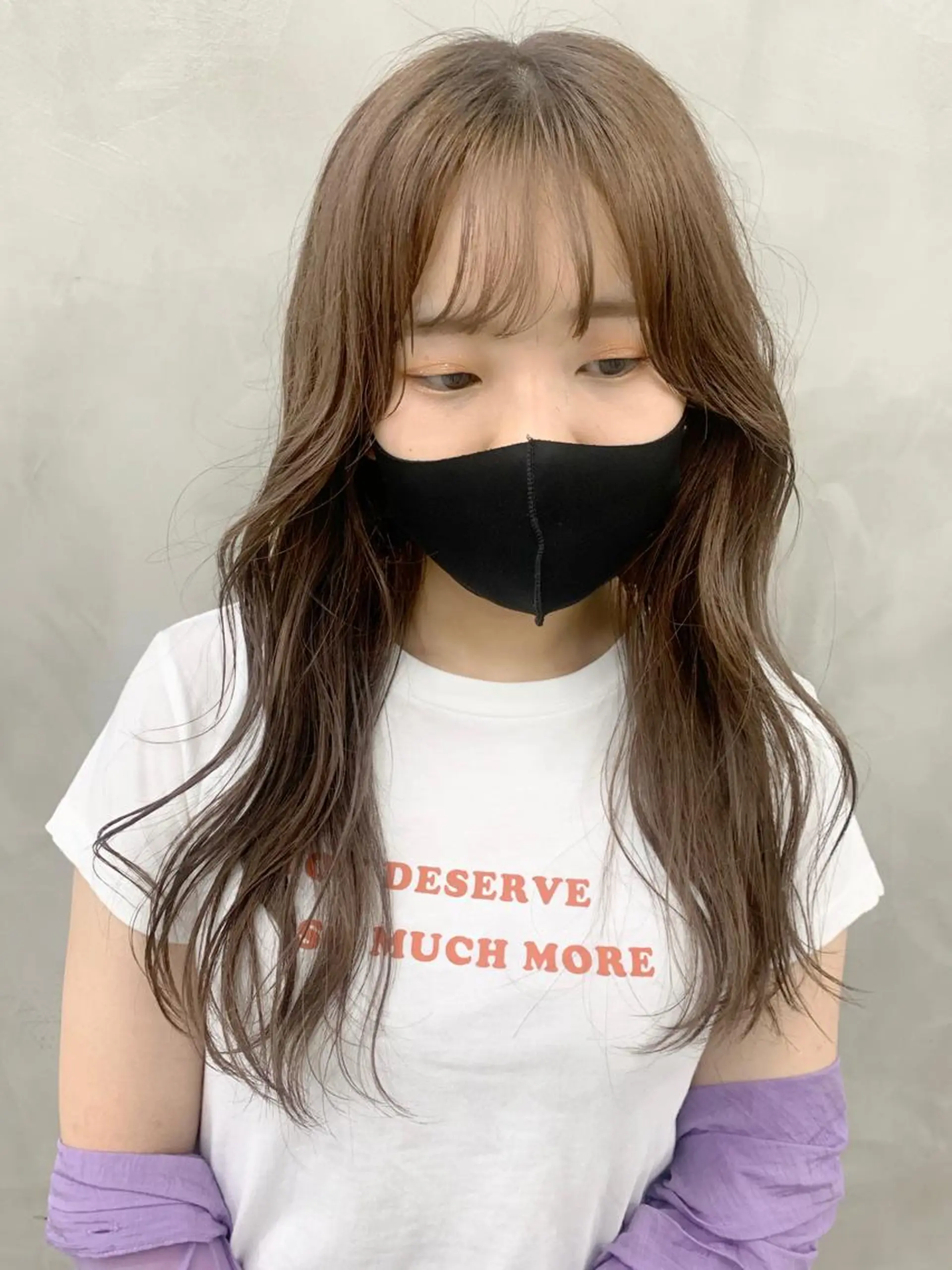 ロング カラー 透明感カラー イルミナカラー 韓国風ヘア SEED&beauty byFLAT所属・ヘッドスパ (女性限定)🍋モエのヘアスタイル