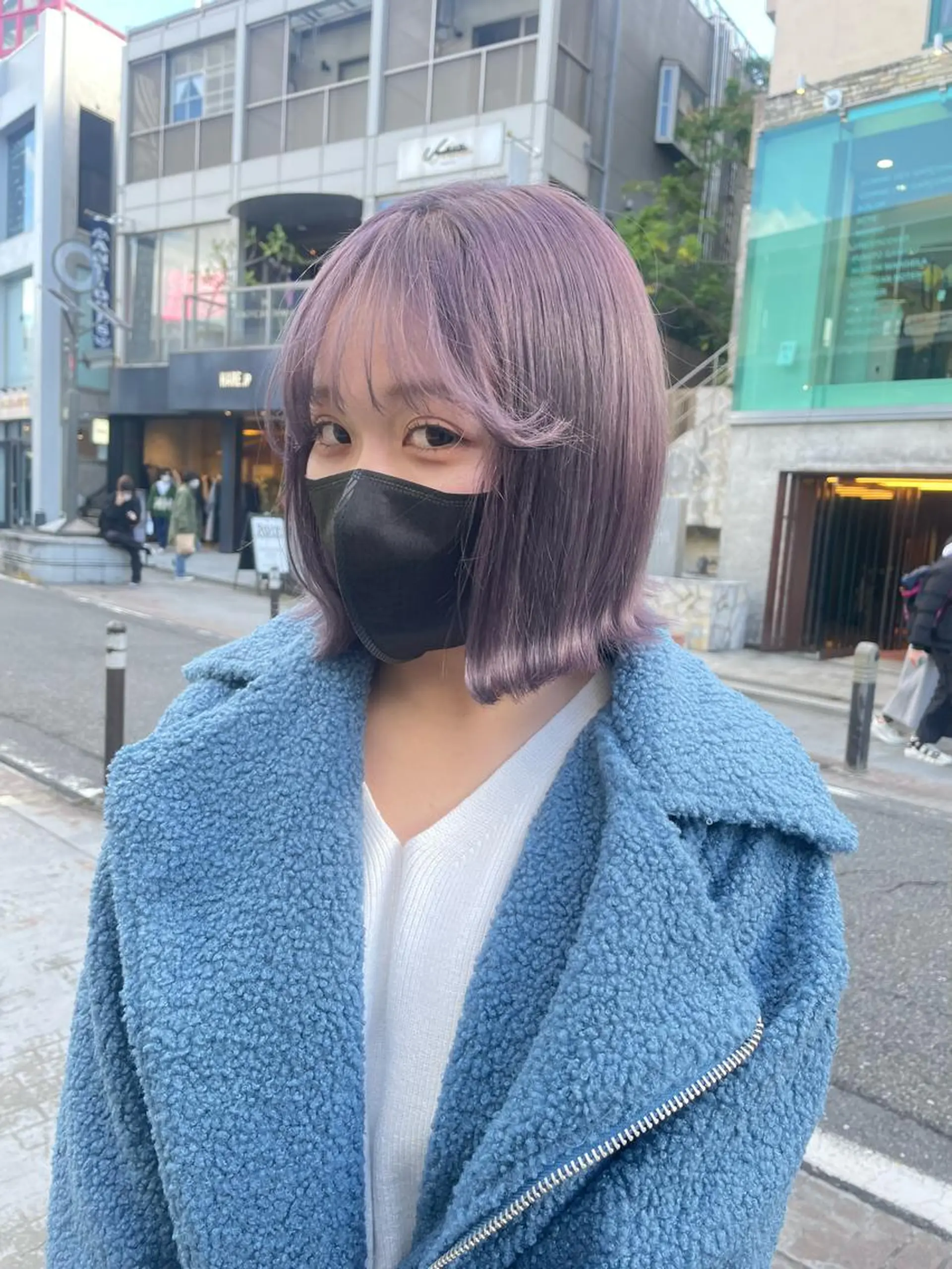 ショート カラー ヘアアレンジ グレージュ ラベンダーカラー ラベンダーグレージュ ラベンダーグレー 柔らかカラー/ レイヤーYUTO🧋のヘアスタイル