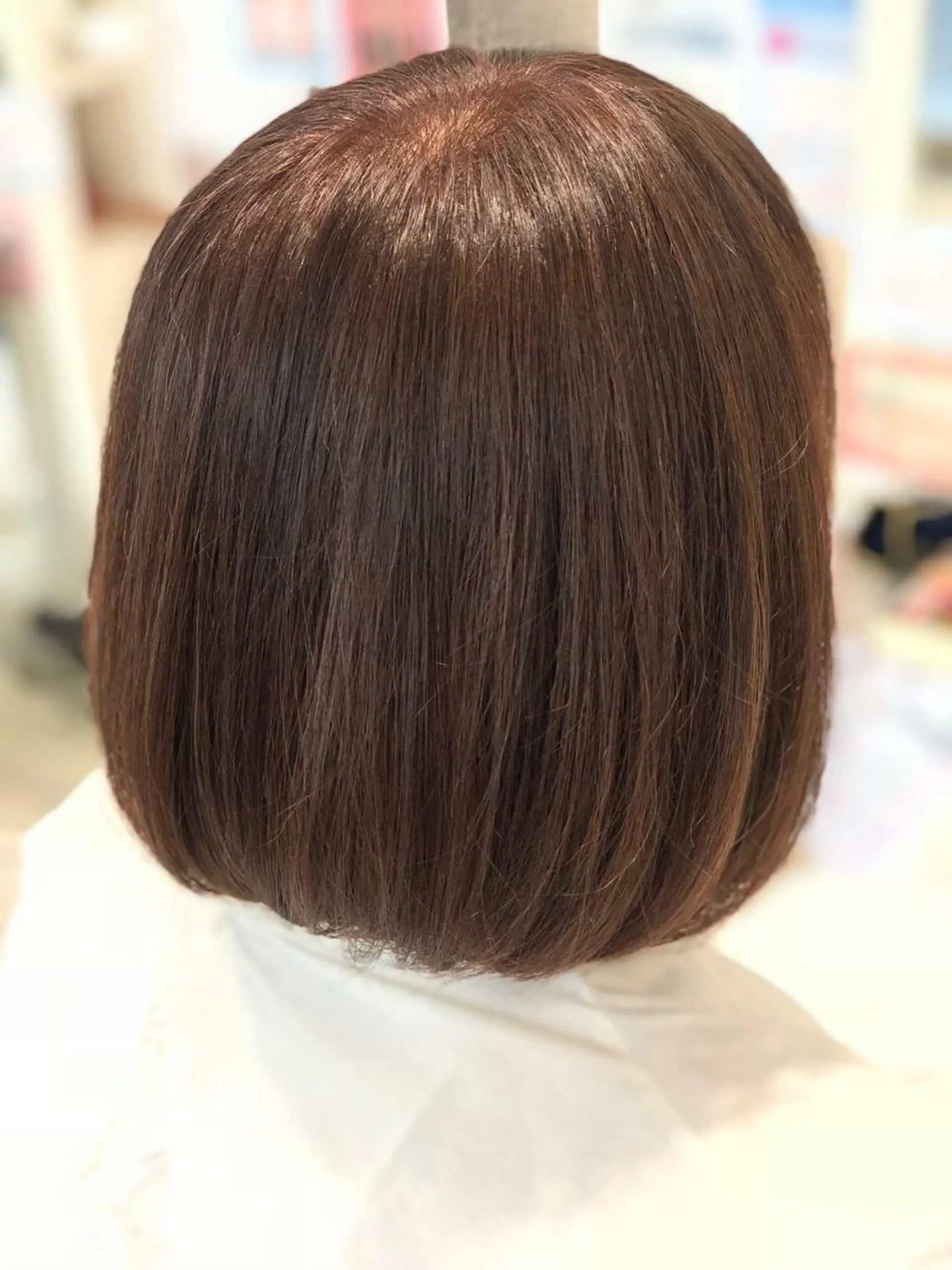 ミディアム ヘアカラー 福元 保雄のヘアスタイル