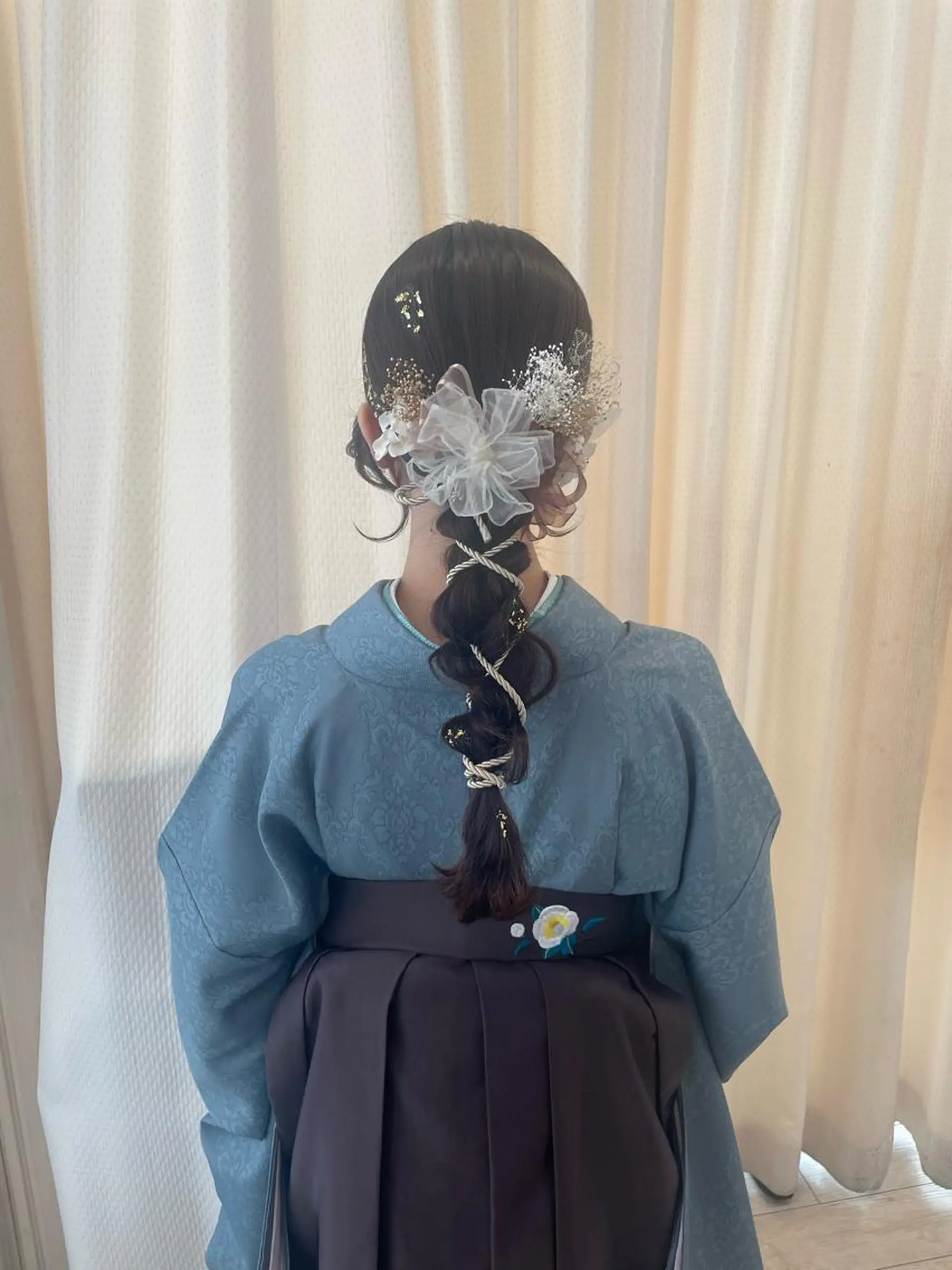 ヘアアレンジ 着付け 🍪ﾖｼｲﾊﾙﾈ🍪 ﾗﾍﾞﾝﾀﾞｰｶﾗｰのヘアスタイル