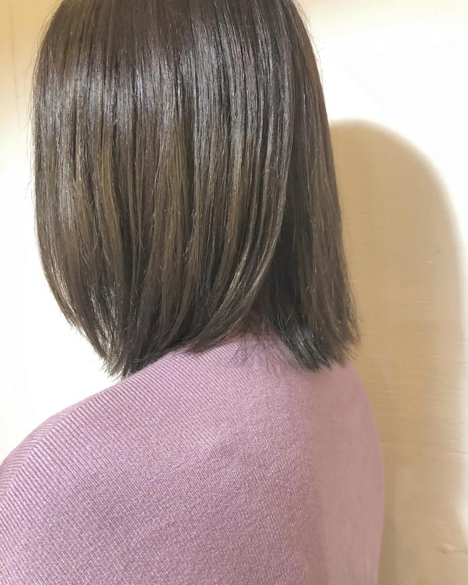 ミディアム カラー デザインカット🎨 ボブ🫟おざきのヘアスタイル