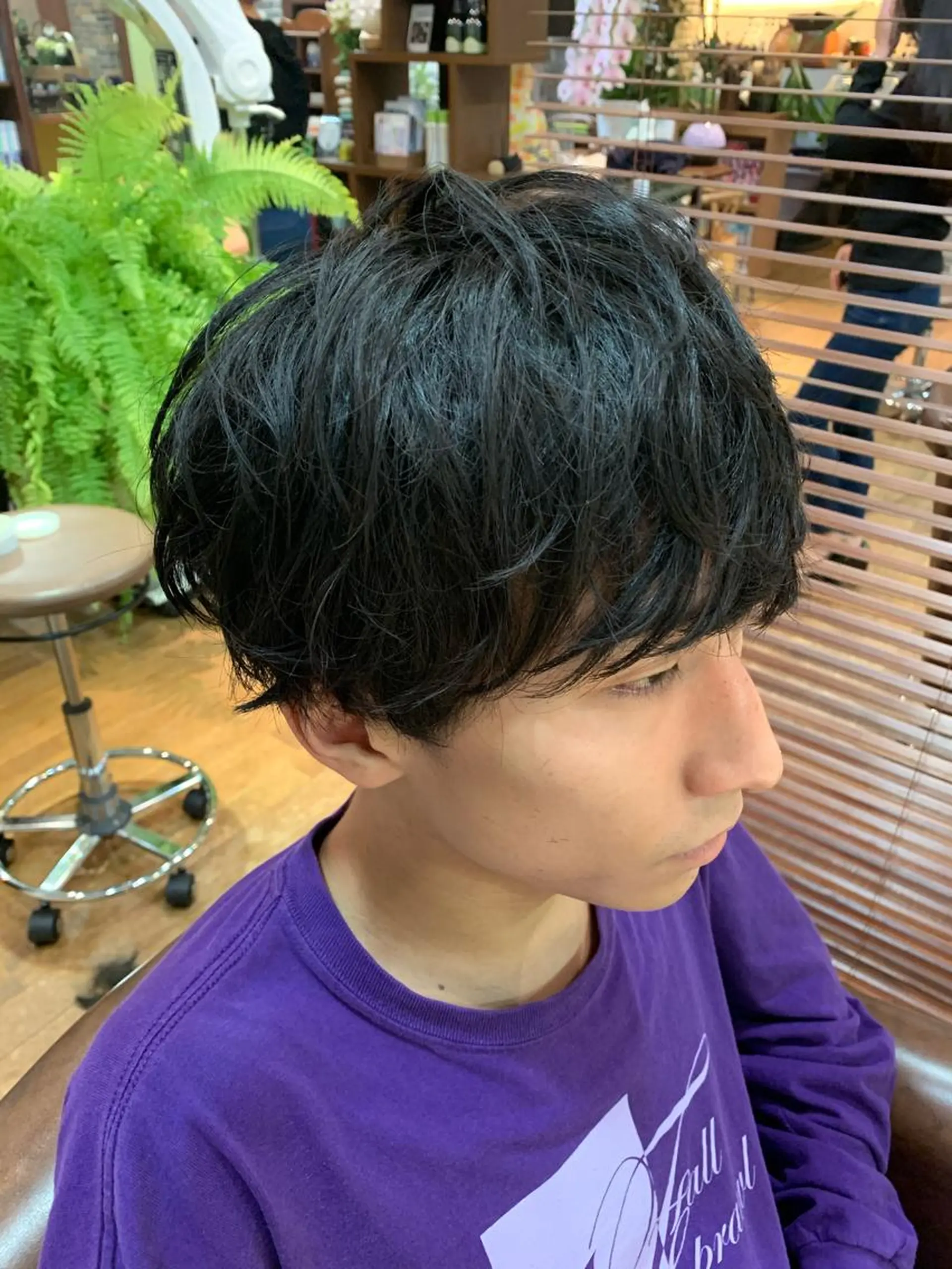 ショート メンズ マッシュ メンズパーマ Lotus hair design所属・カット特化美容師 齋藤桐のヘアスタイル