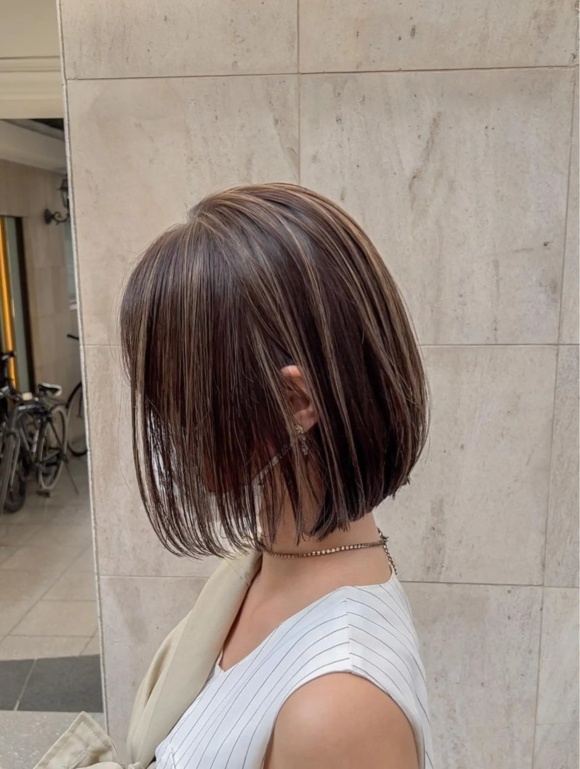 ミディアム カラー カット ヘアカラー トリートメント 海外デザイン🇺🇸 石渡諒太のヘアスタイル