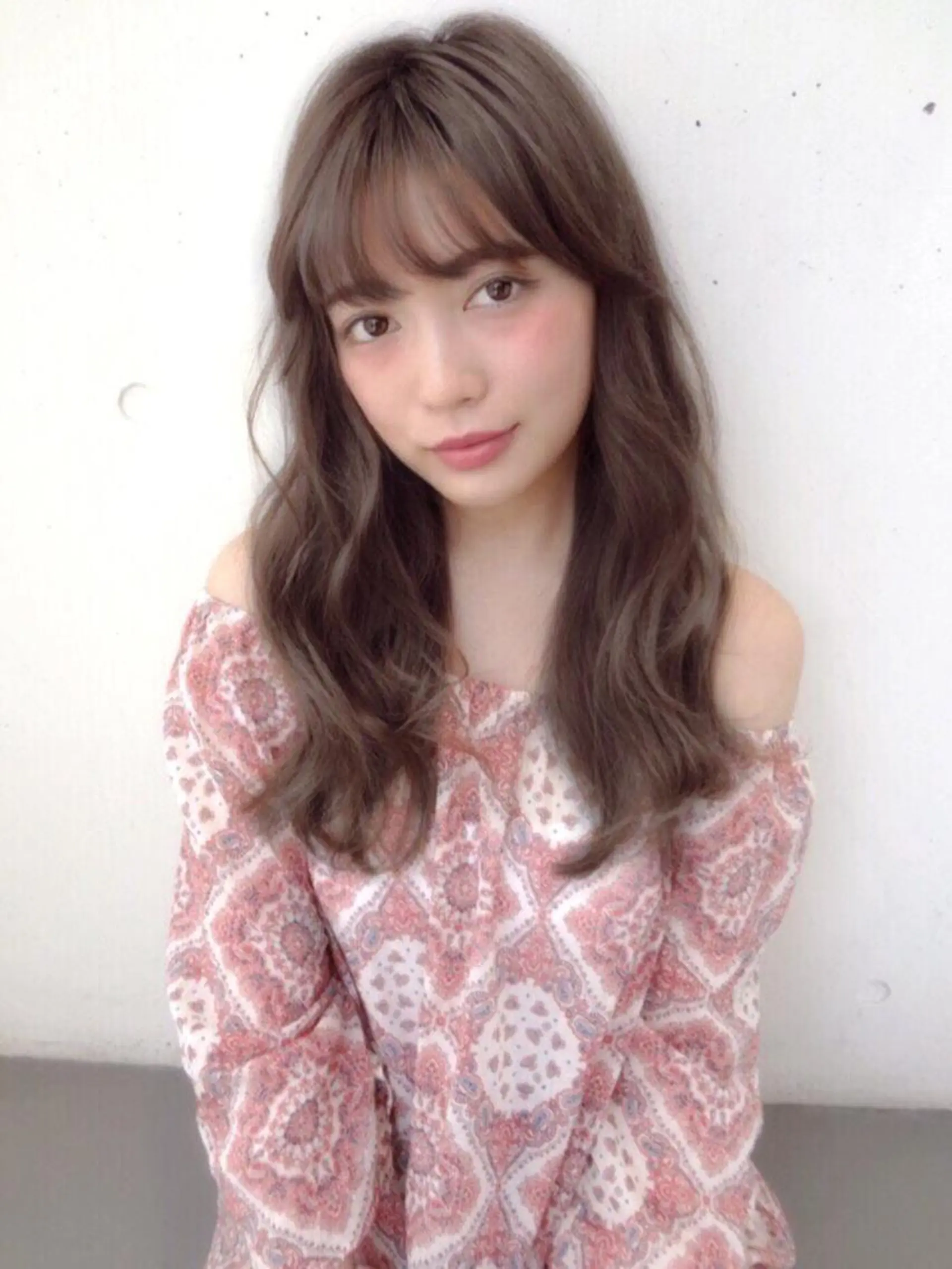 ロング 遠藤 眞実のヘアスタイル