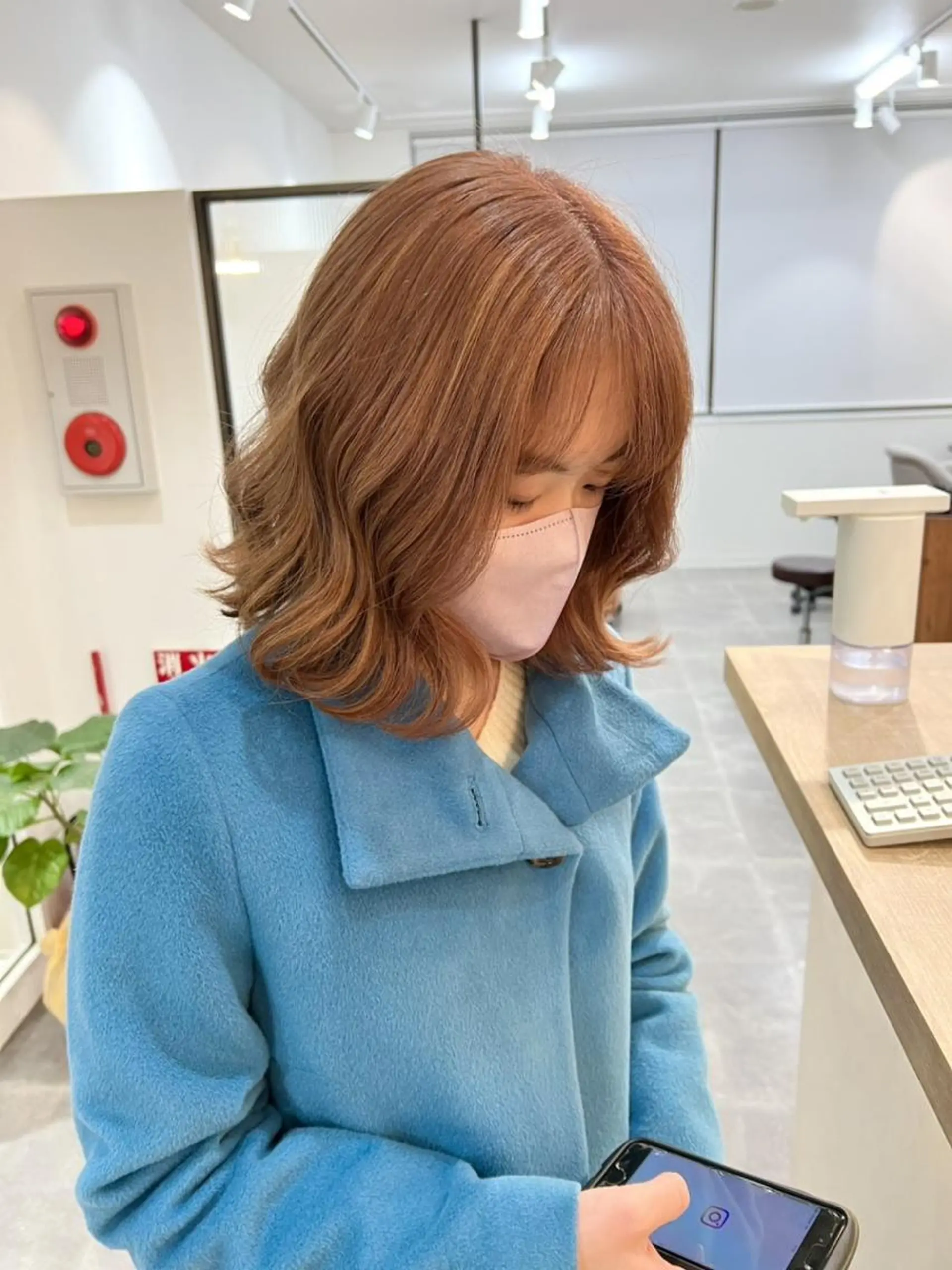 ミディアム カラー ブリーチ ピンクカラー ヘアカラー トリートメント Ami アミのヘアスタイル