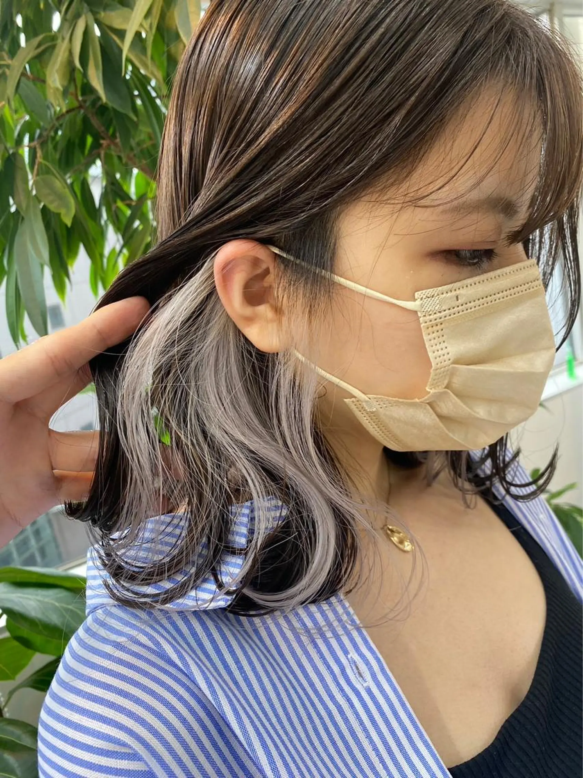 ミディアム カラー verde所属・ノザキ　カイシ /武蔵小山のヘアスタイル