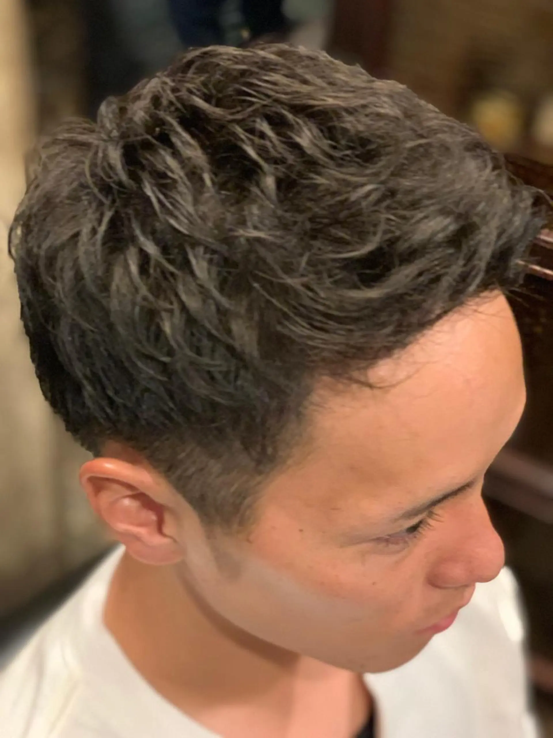 ショート パーマ メンズ メンズパーマ ヒロ銀座　田町店所属・杉本 和大のヘアスタイル