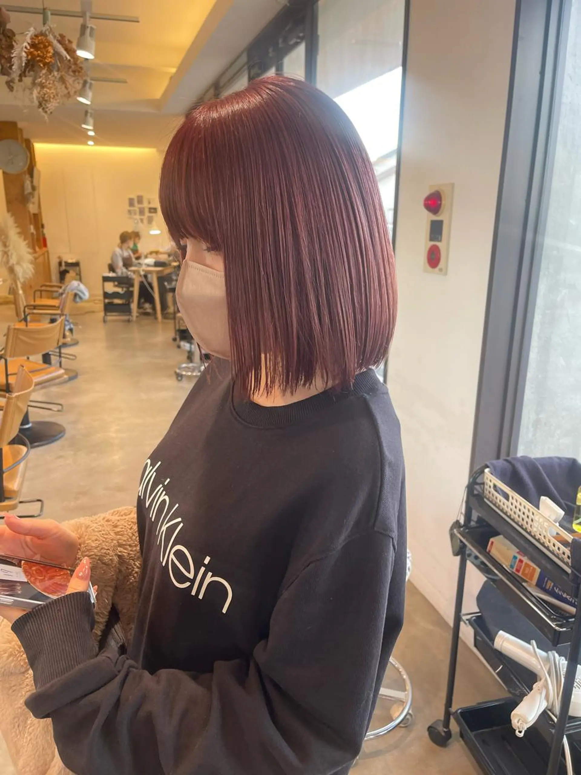ミディアム ピンクラベンダー Licol所属・髪質改善×ダブル カラー専門フリー予約のヘアスタイル