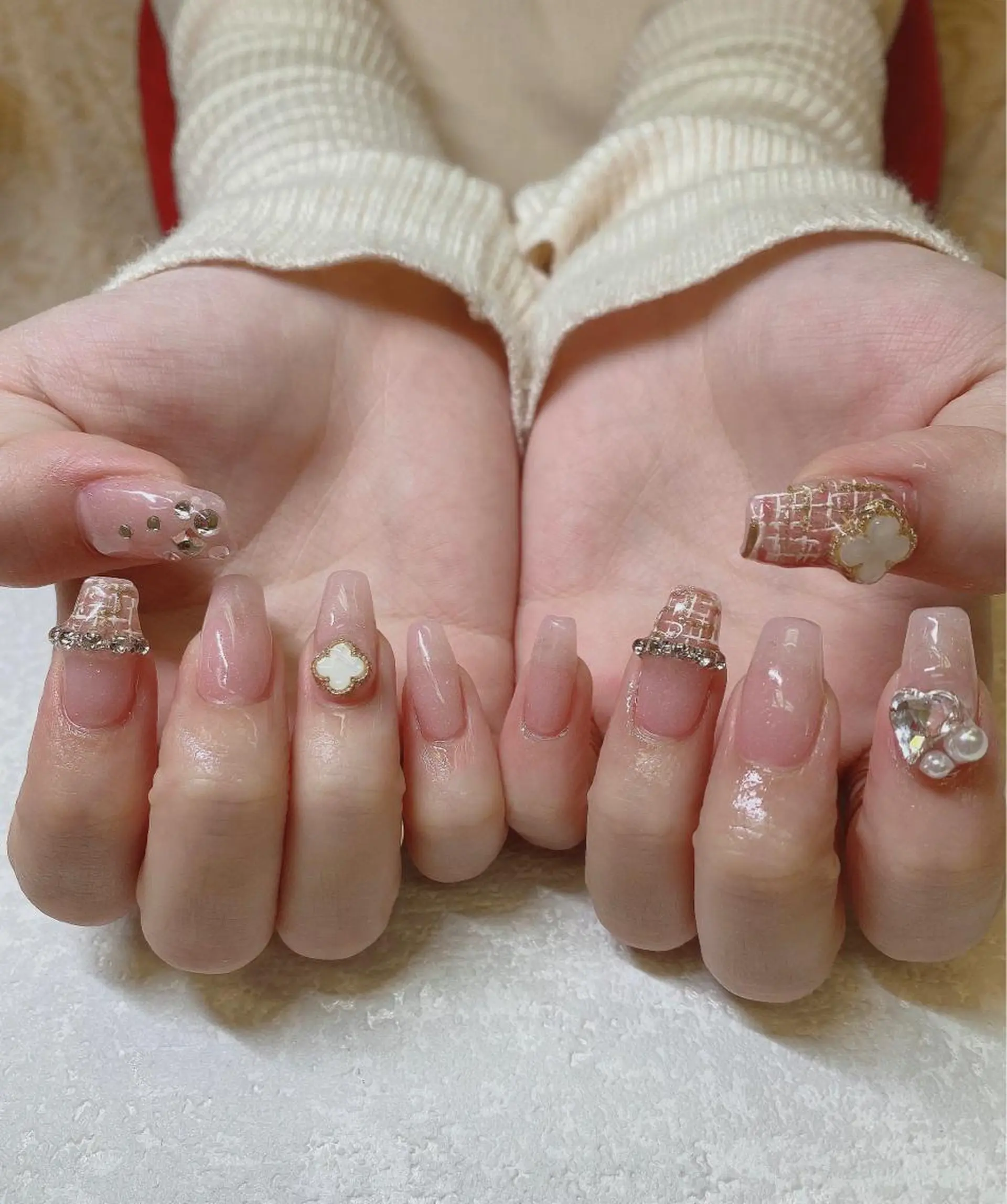 ミディアム ハンドネイル JNA認定講師🌸 RIEのネイルデザイン