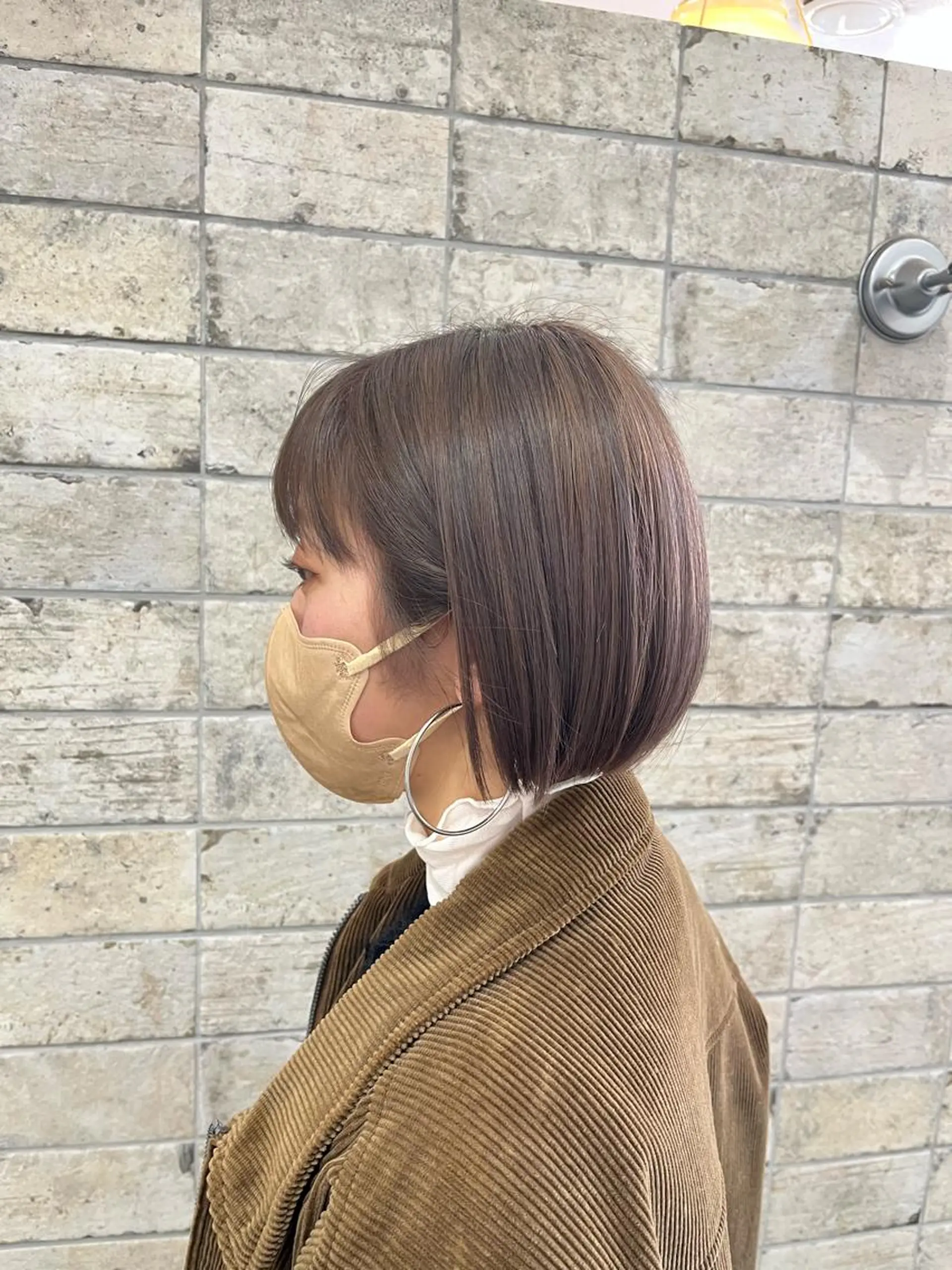 ミディアム カラー 橋本 桂のヘアスタイル