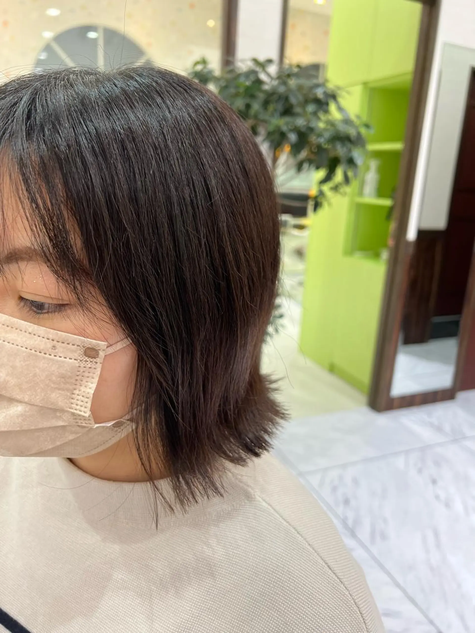 ミディアム あんどう ゆうかのヘアスタイル
