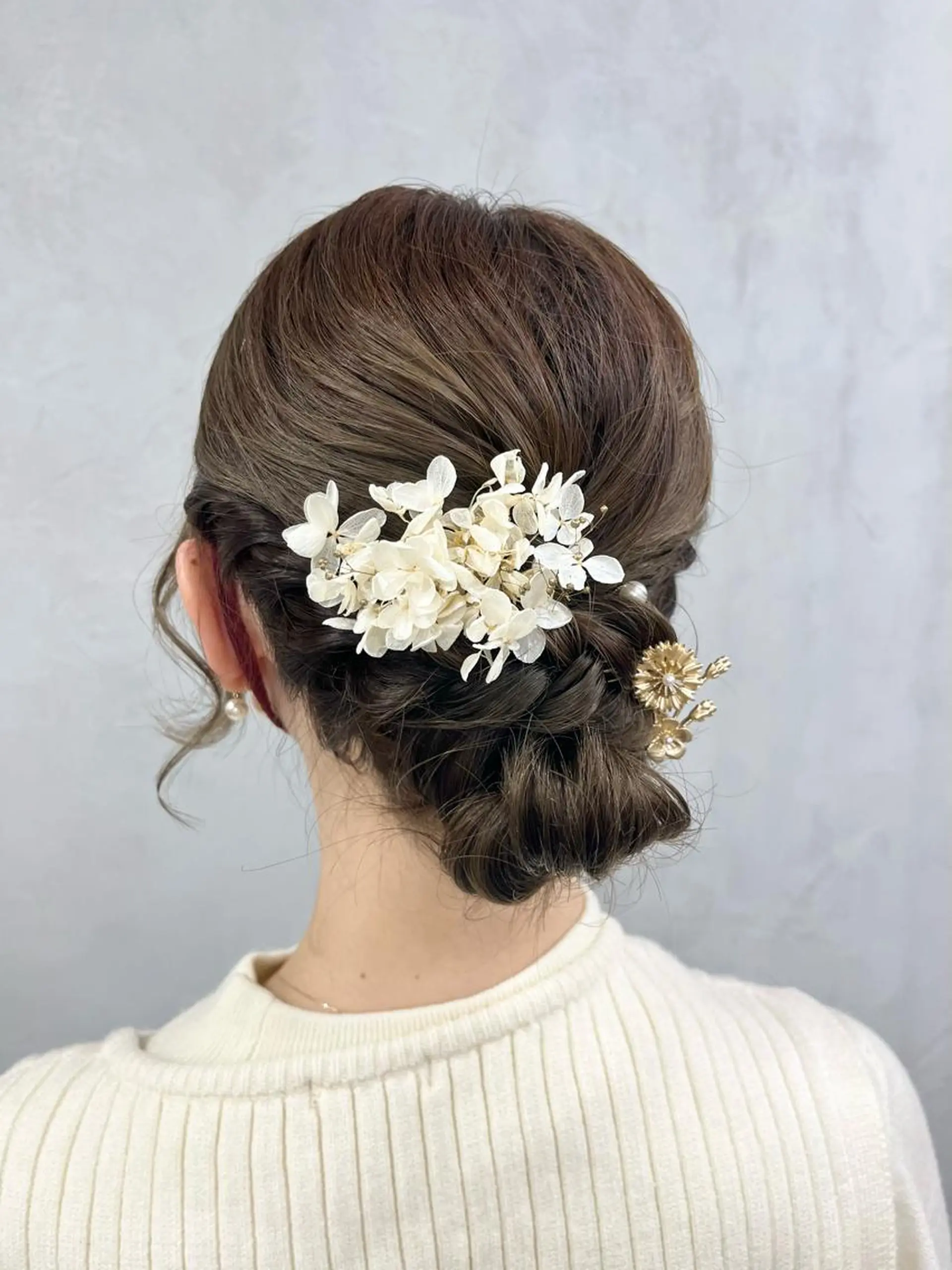 ミディアム ヘアアレンジ ヘアセット 🫧tomoka 透明感カラー🫧のヘアスタイル