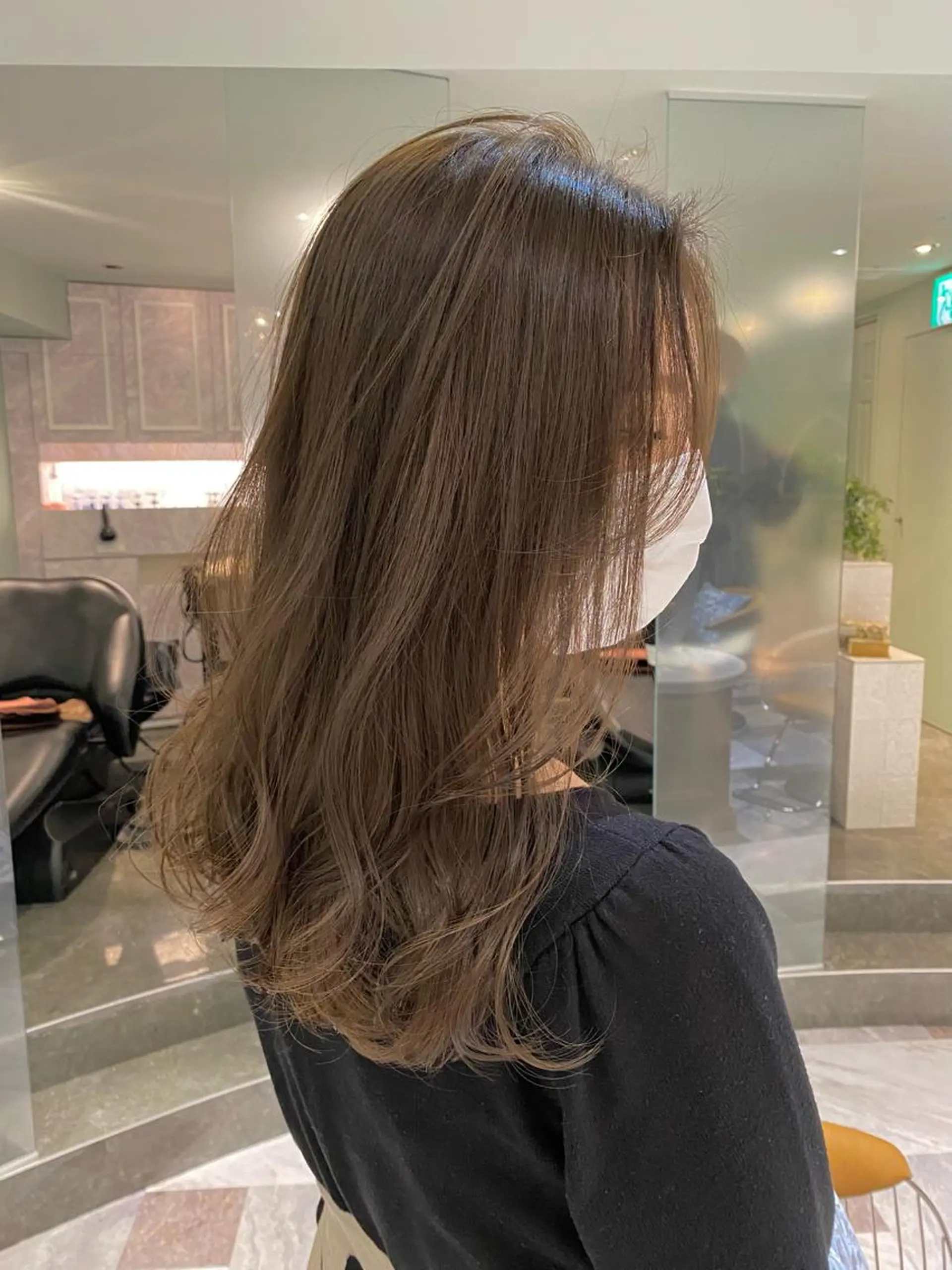 カラー 艶カラー/ボブ /似合わせ/田口愛那のヘアスタイル