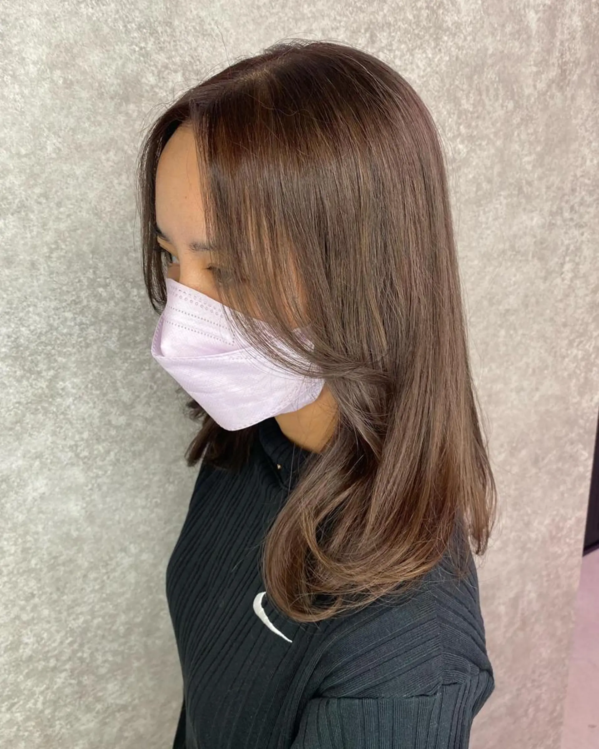 ロング カラー ブラウンカラー ショコラブラウン ココアブラウン モカブラウン UNDER vr 【アンダーバー】のヘアスタイル