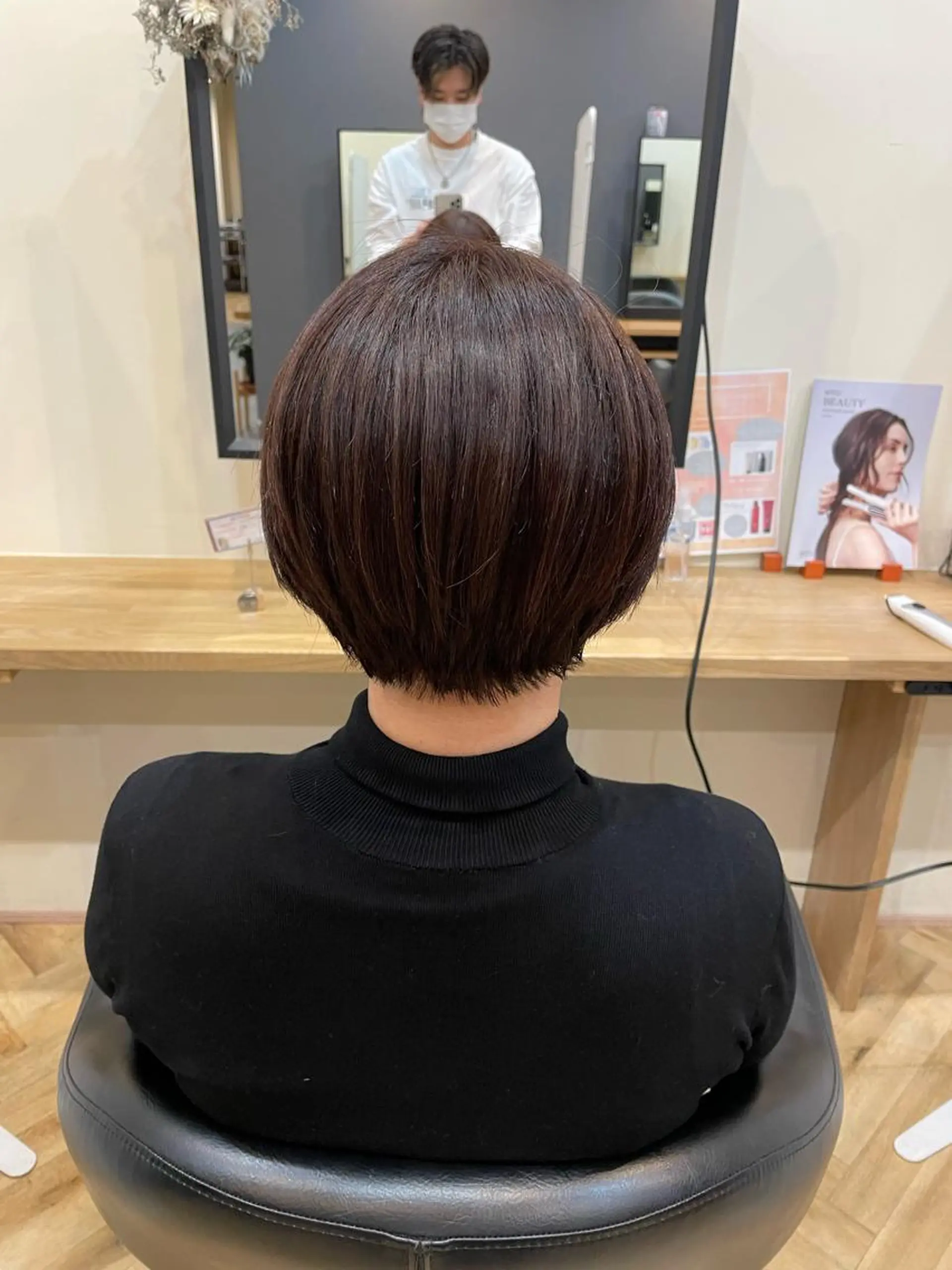 ショート カット 韓国ヘア/レイヤー 🇰🇷/艶髪/長橋のヘアスタイル