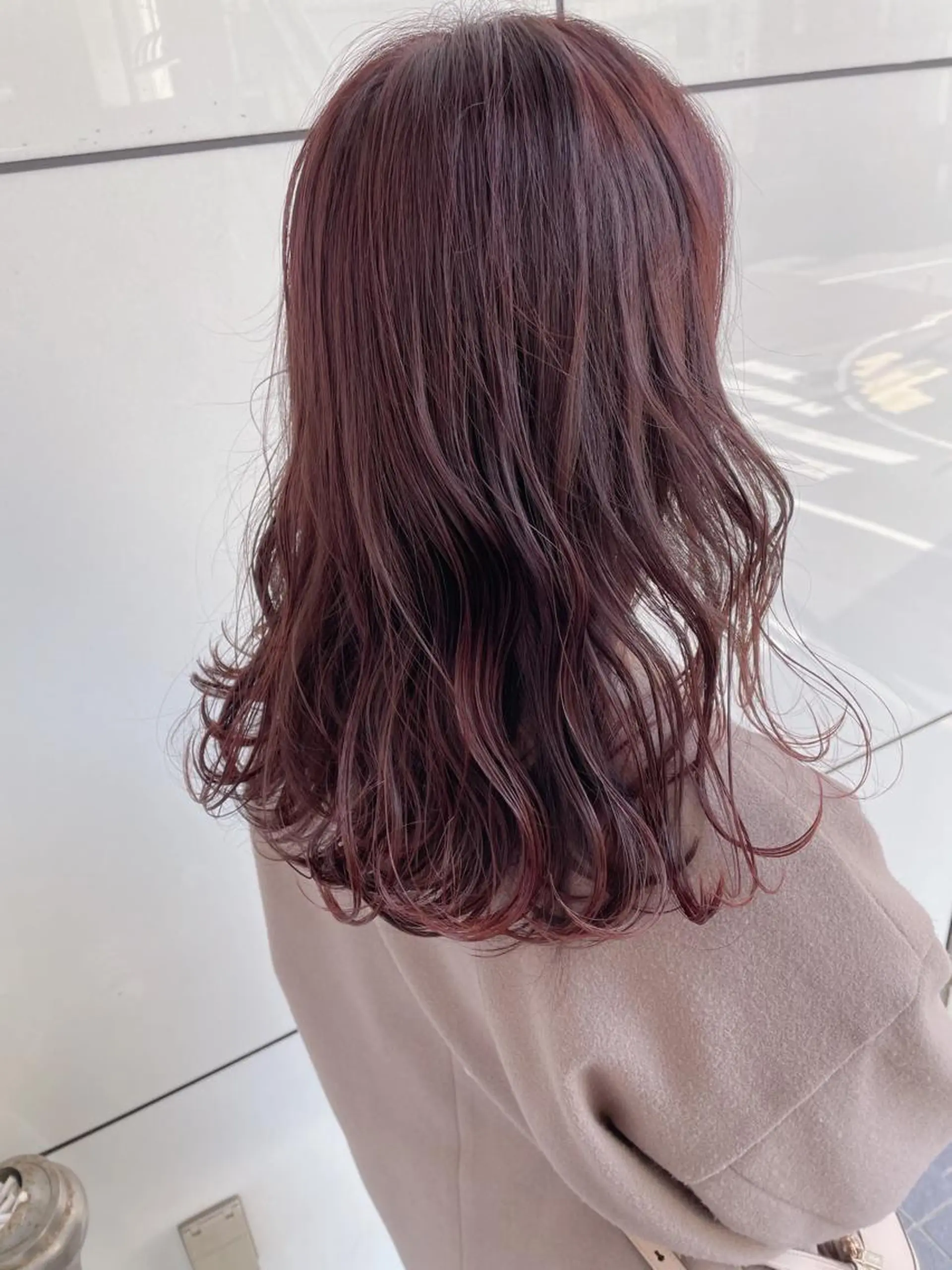 セミロング カラー ピンクカラー ヘアカラー ralme/sol 髙橋一哉のヘアスタイル