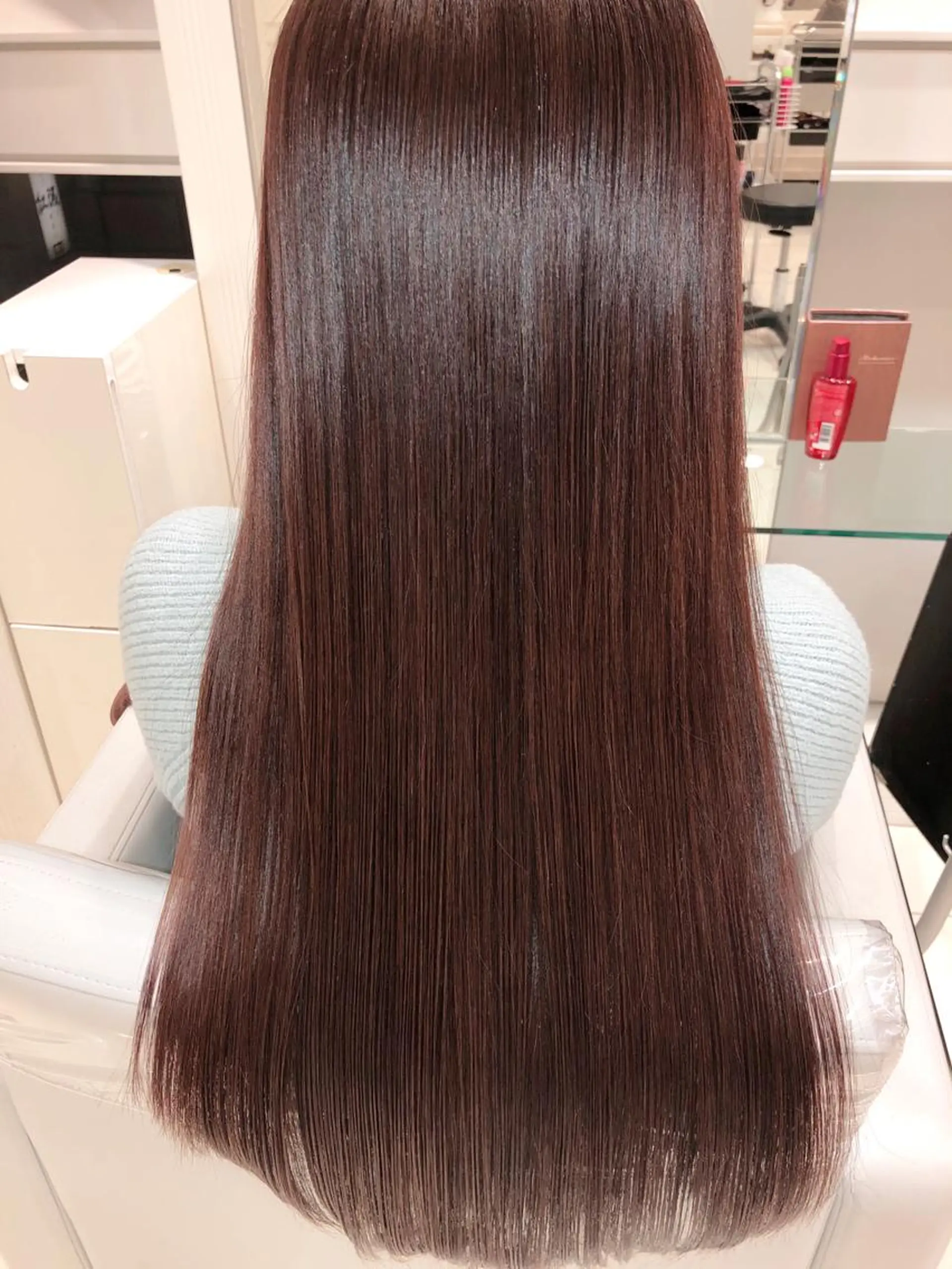 ロング カラー ピンクカラー 縮毛矯正/髪質改善/ ブリーチ/東陽町✨のヘアスタイル