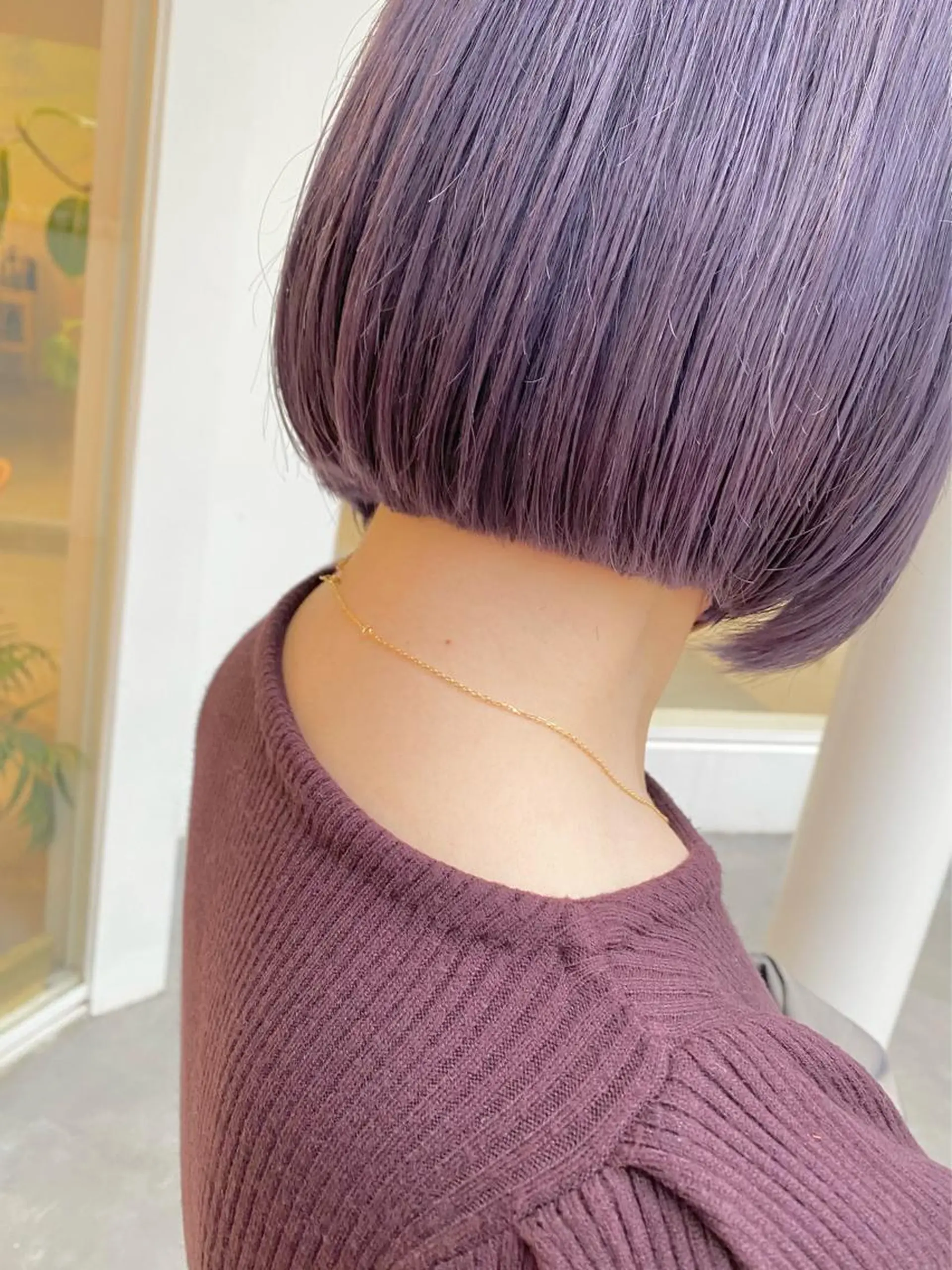 ショート カラー ディープラベンダー ラベンダーカラー カット ヘアカラー トリートメント 🍁中川 慎之介🍁のヘアスタイル