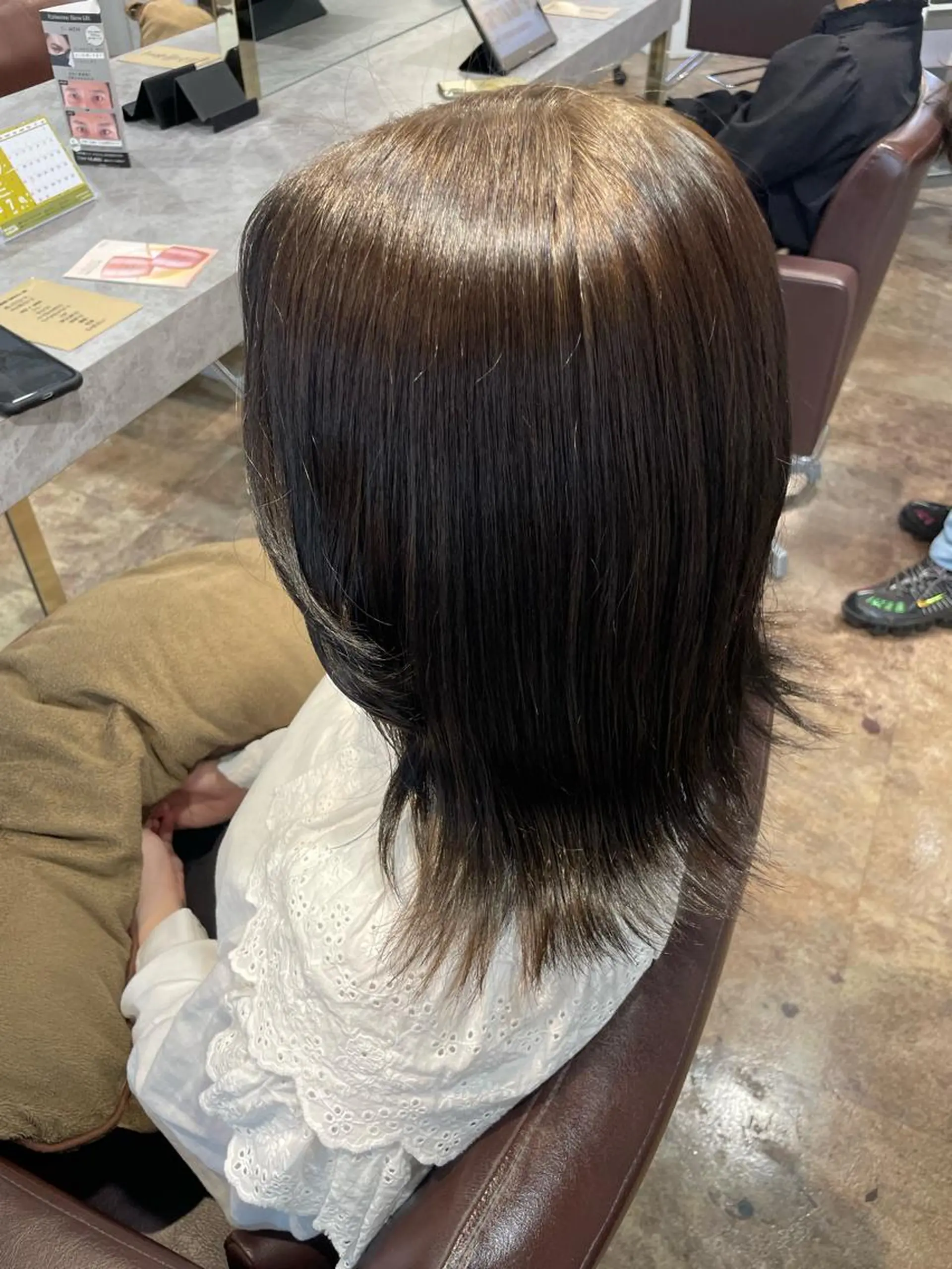 ミディアム トリートメント 森 愛佳のヘアスタイル