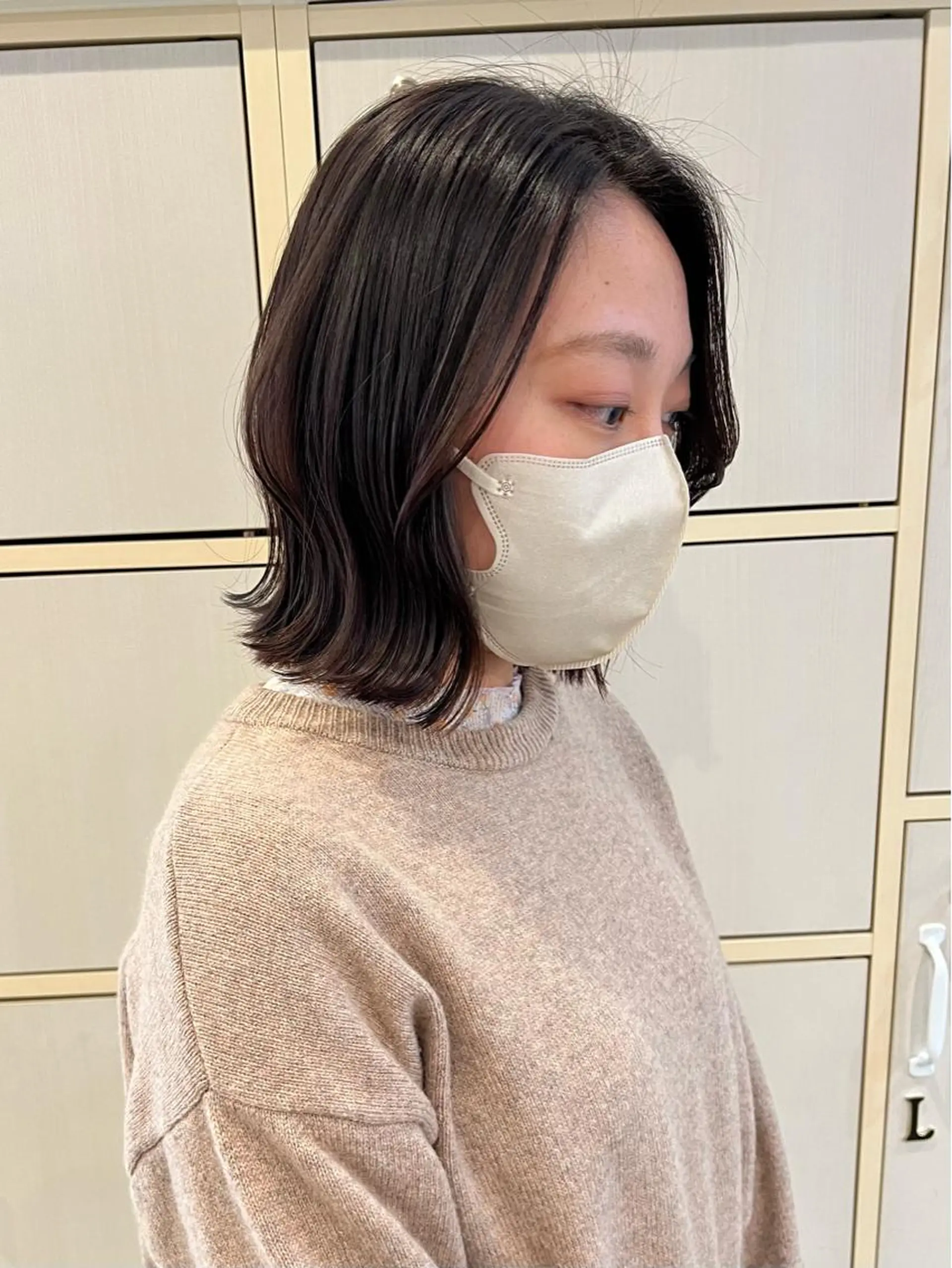 ショート ボブ カット 淺井 捺央のヘアスタイル