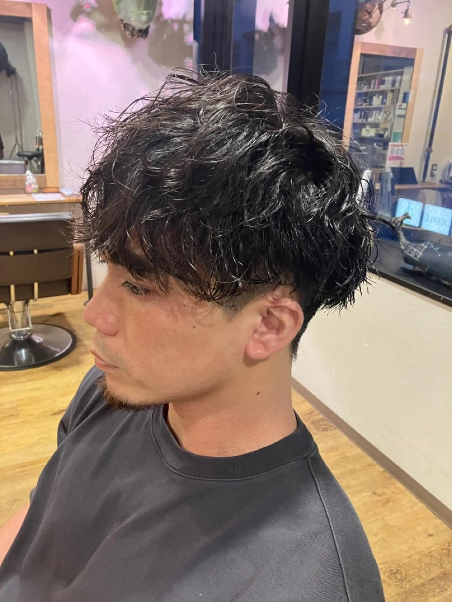 ショート パーマ メンズ 髪質改善LINKTH久喜所属・【髪質改善】関根 拓斗のヘアスタイル