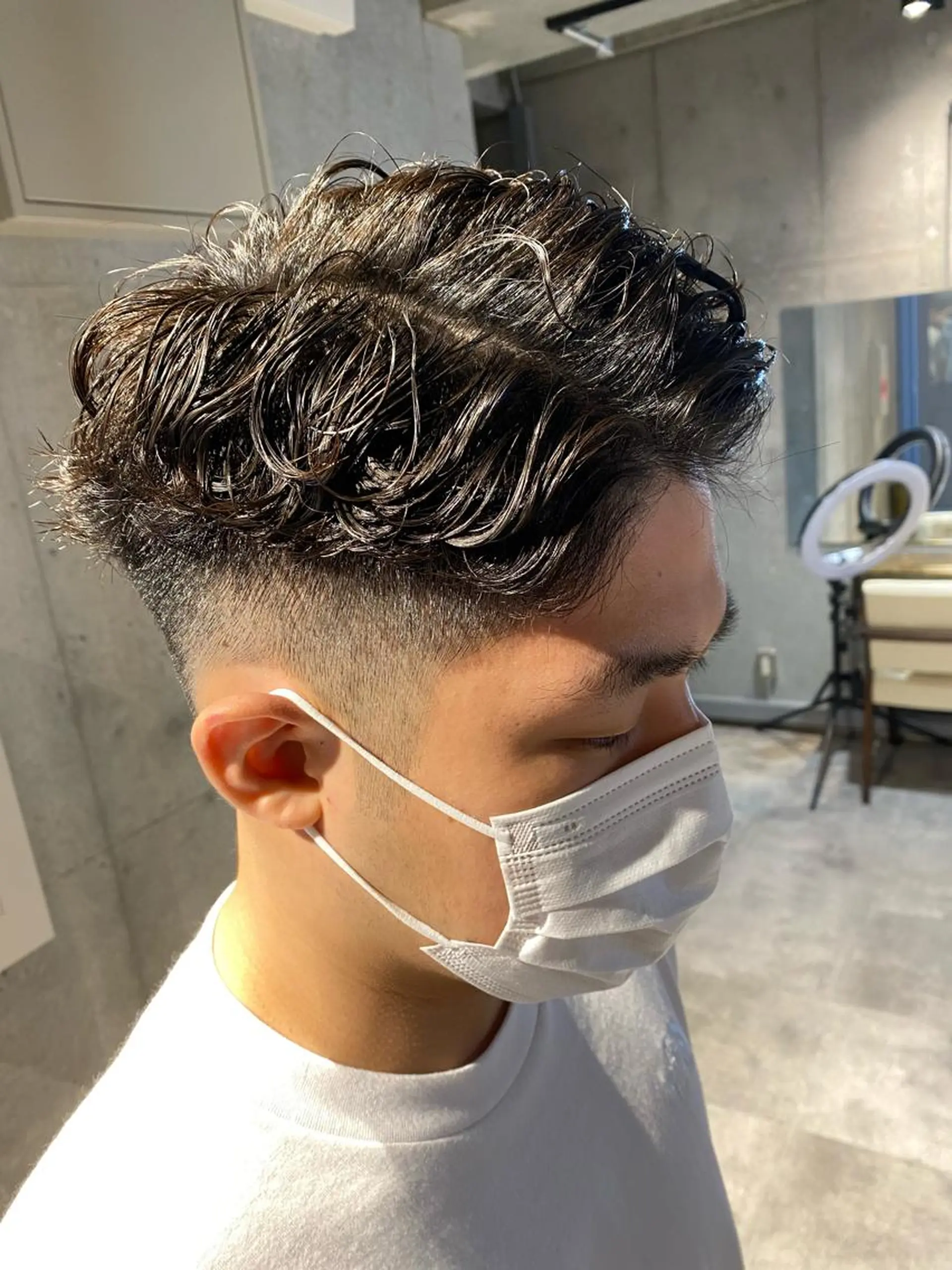 ショート メンズ フェードカット SALOWIN 原宿ILSalice所属・ナチュラル特化 低価格/ＪＯのヘアスタイル