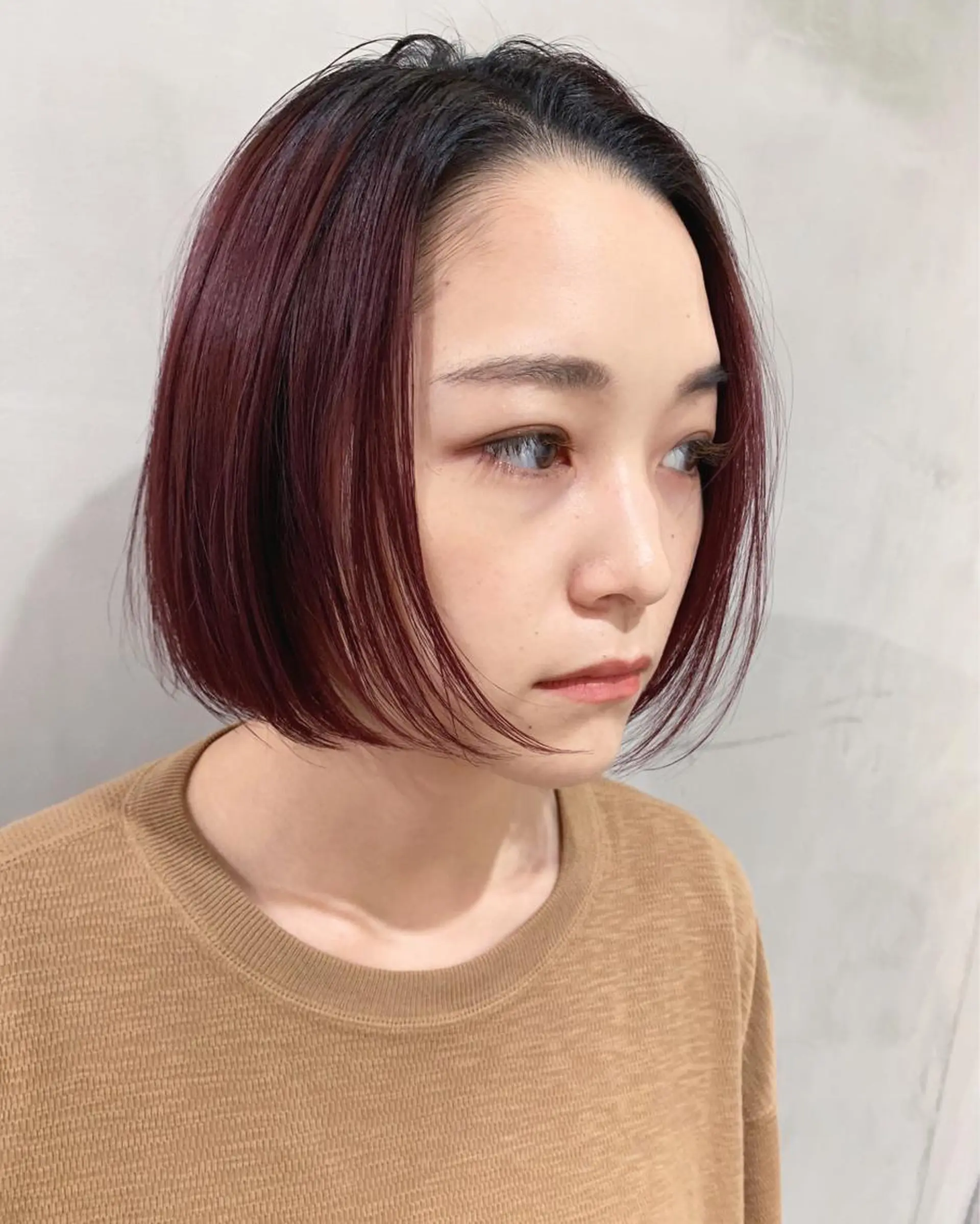 ショート カラー カット ヘアカラー トリートメント 優 作のヘアスタイル