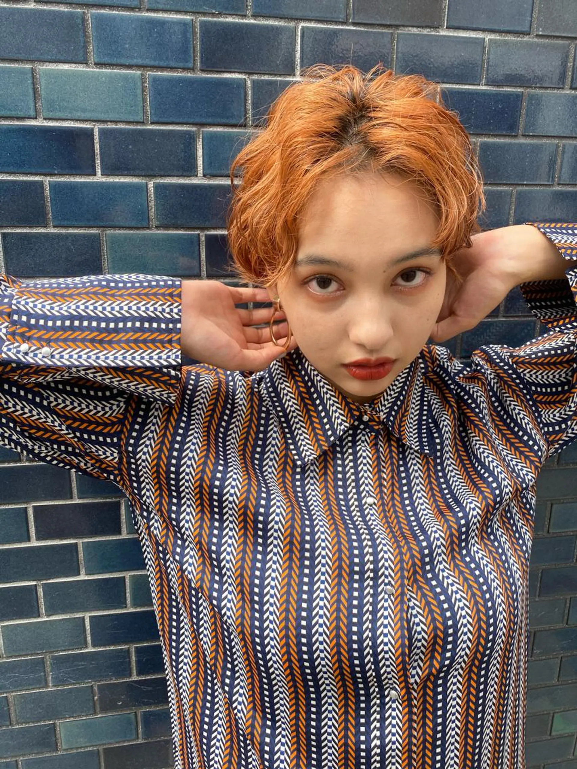 ショート ハイトーンカラー🍑 心斎橋のヘアスタイル