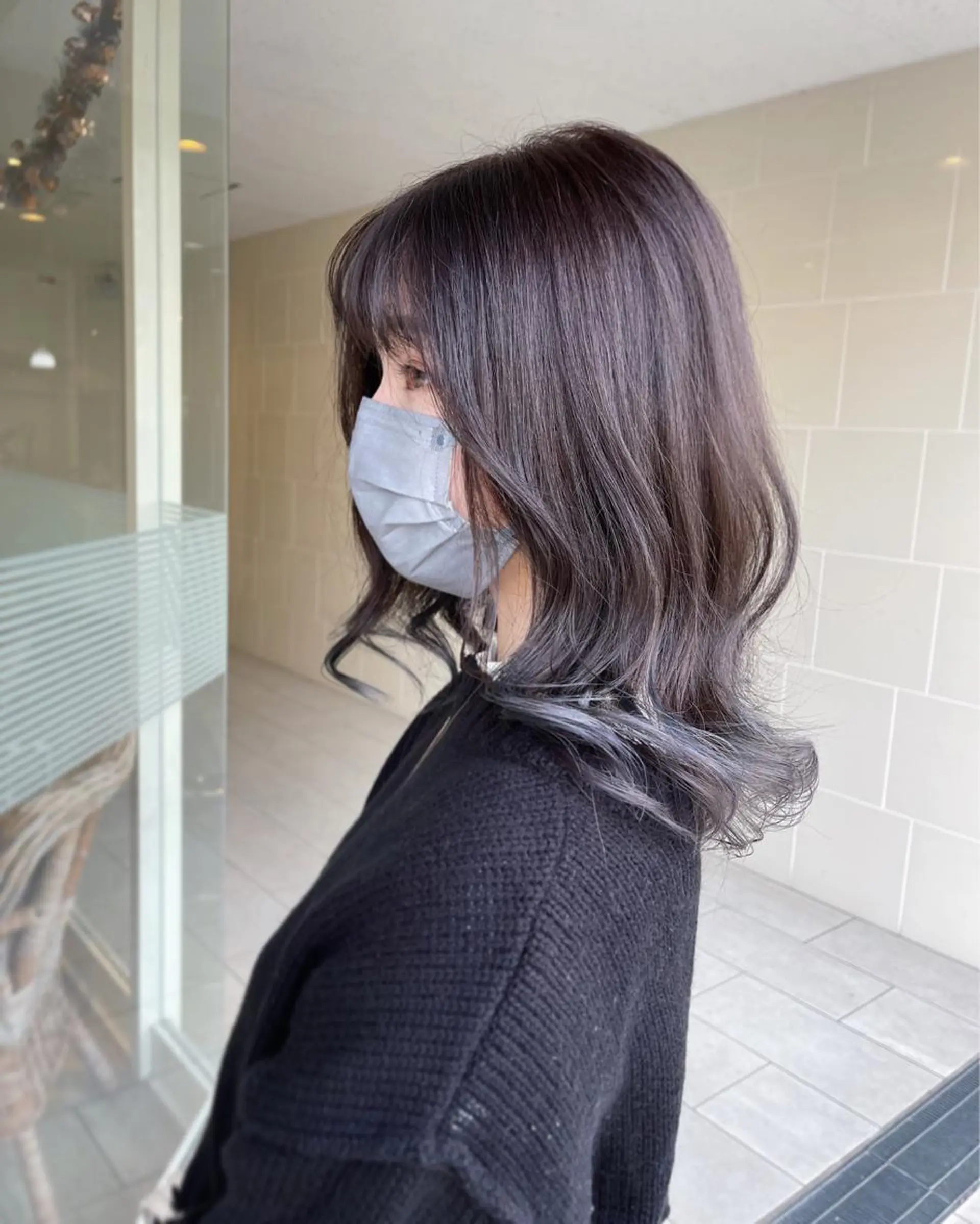 ロング カラー ヘアカラー トリートメント 藤井 廉のヘアスタイル