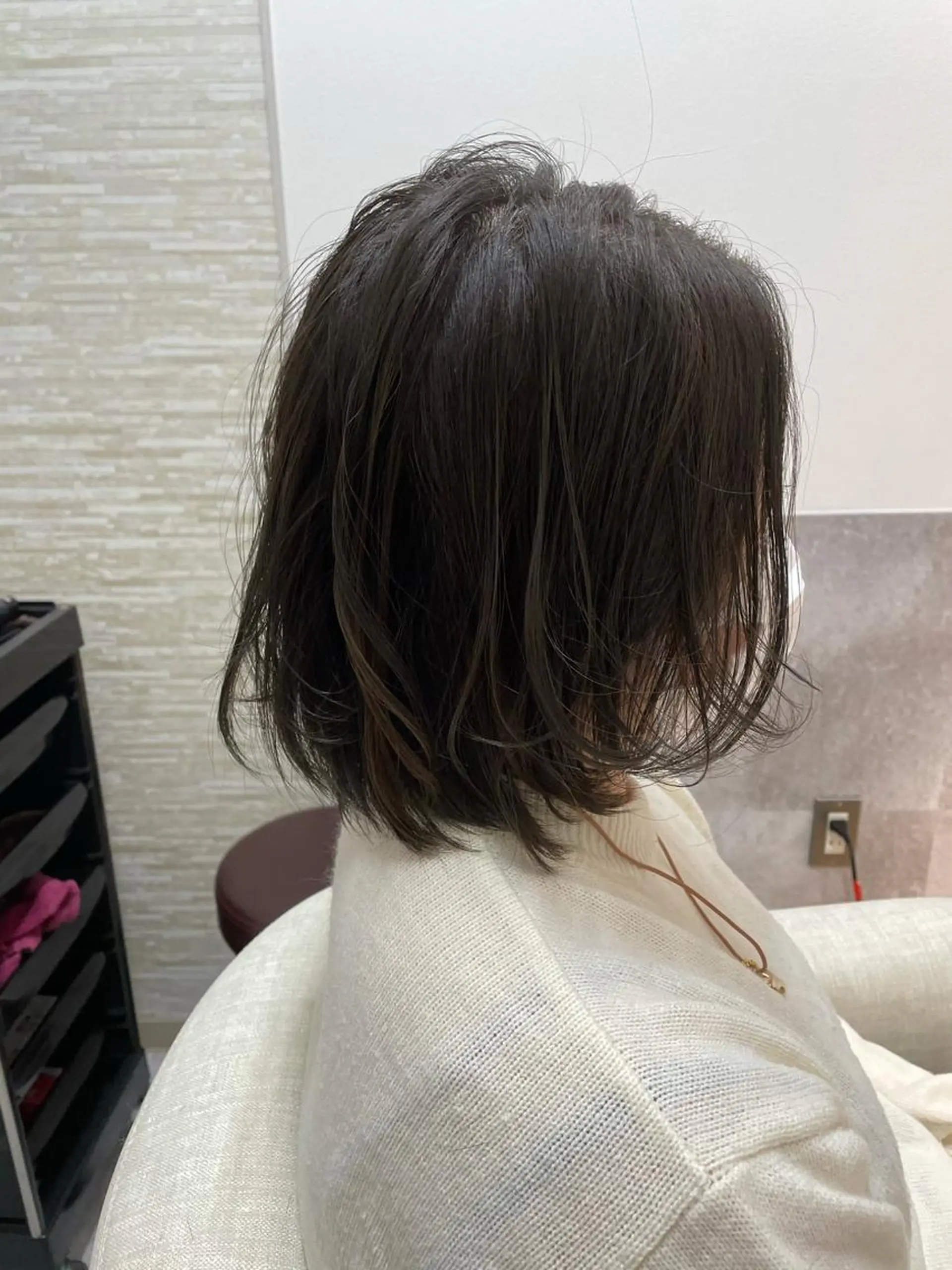 ショート カラー パーマ くせ毛 トリートメント noanoa飯塚所属・tuuli トゥーリのヘアスタイル