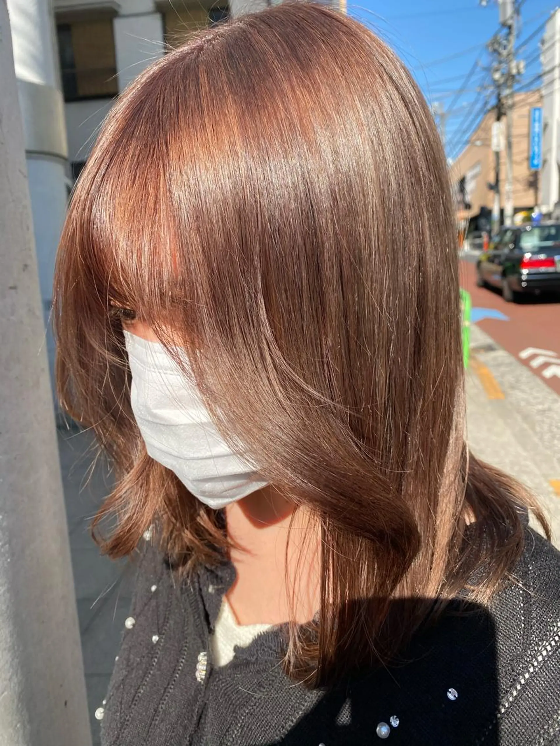 セミロング 大橋 美咲のヘアスタイル