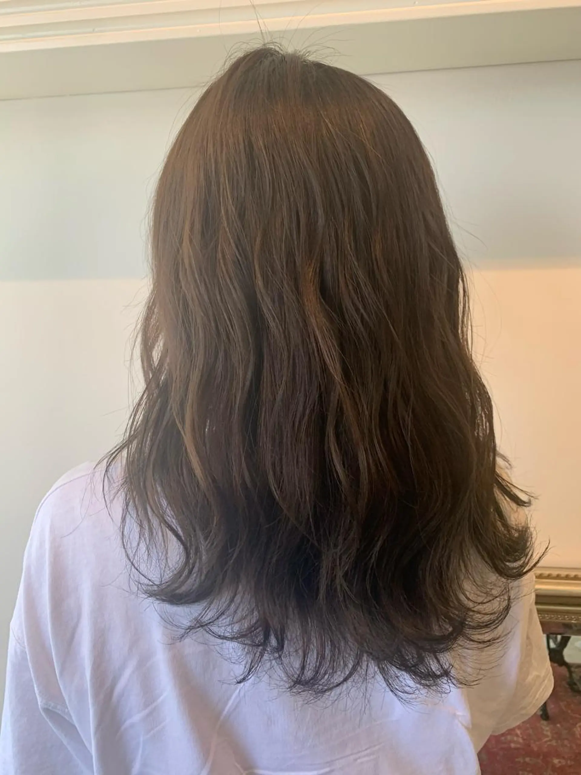 セミロング ヘアカラー トリートメント ヘッドスパ ヘアセット 山口 竣也のヘアスタイル