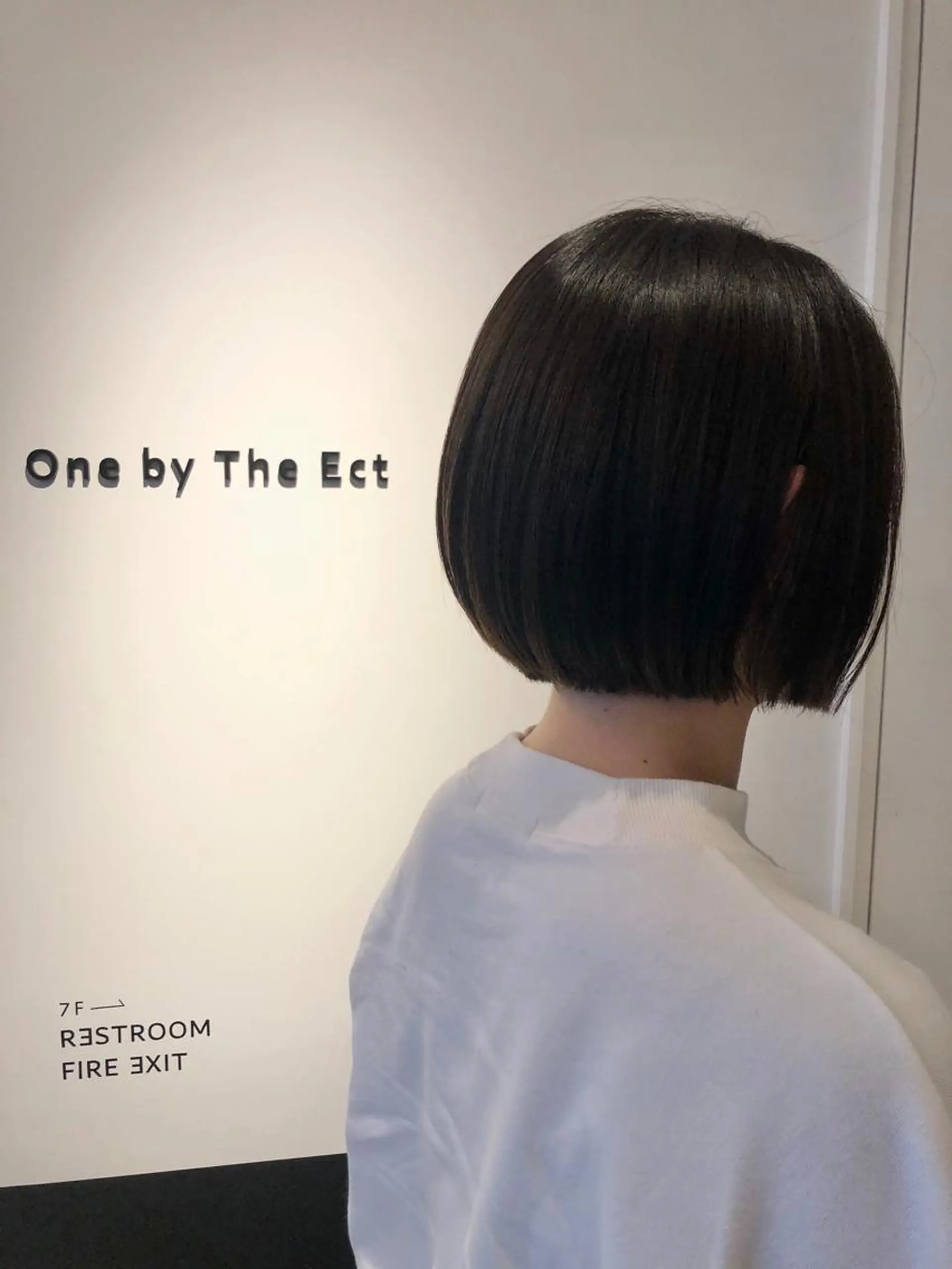 ショート ボブ カット ヘアカラー 片山美穂 心斎橋・北堀江のヘアスタイル