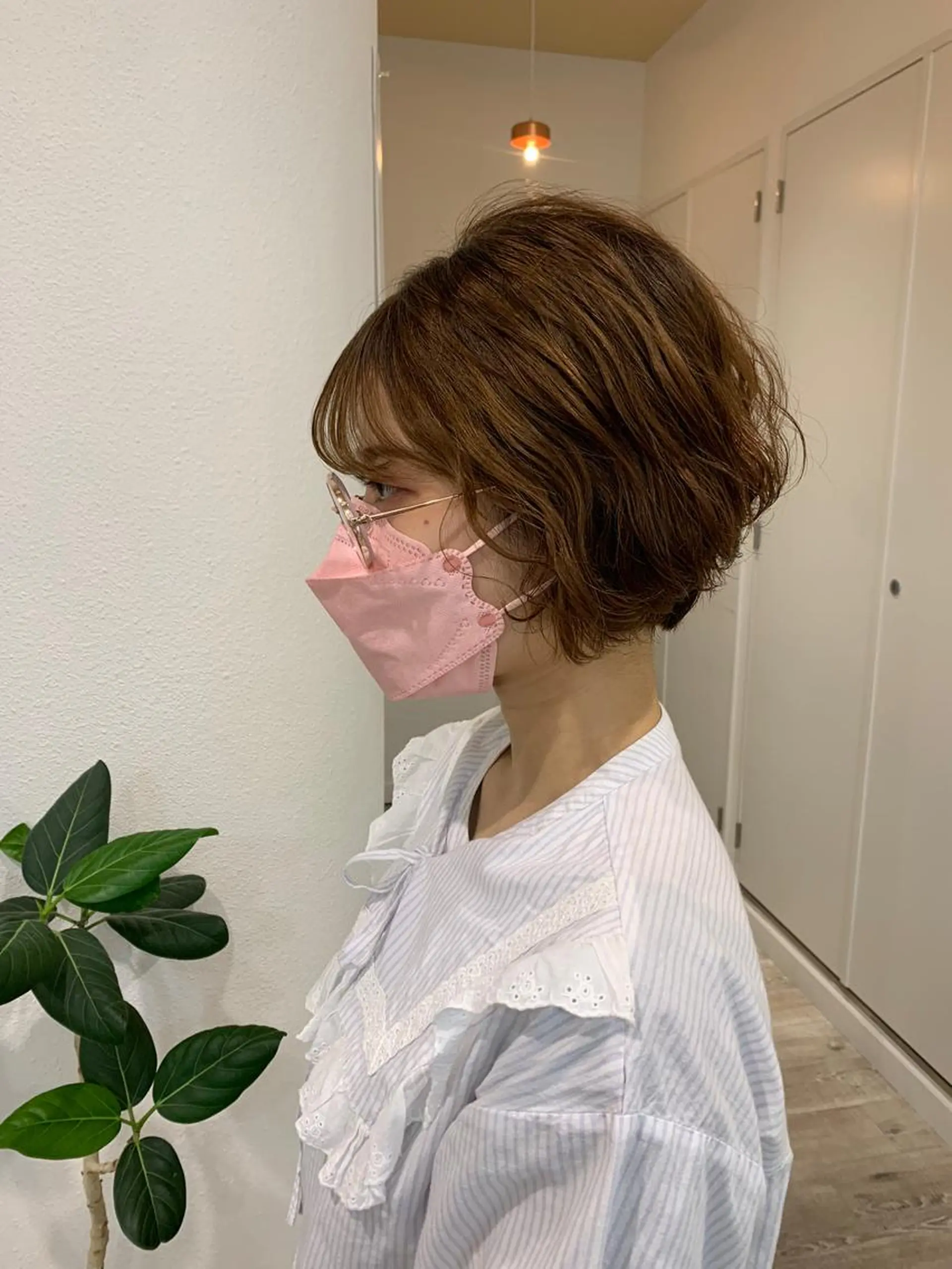 ショート ヘアアレンジ Door代官山所属・詩織/パーマ /代官山のヘアスタイル