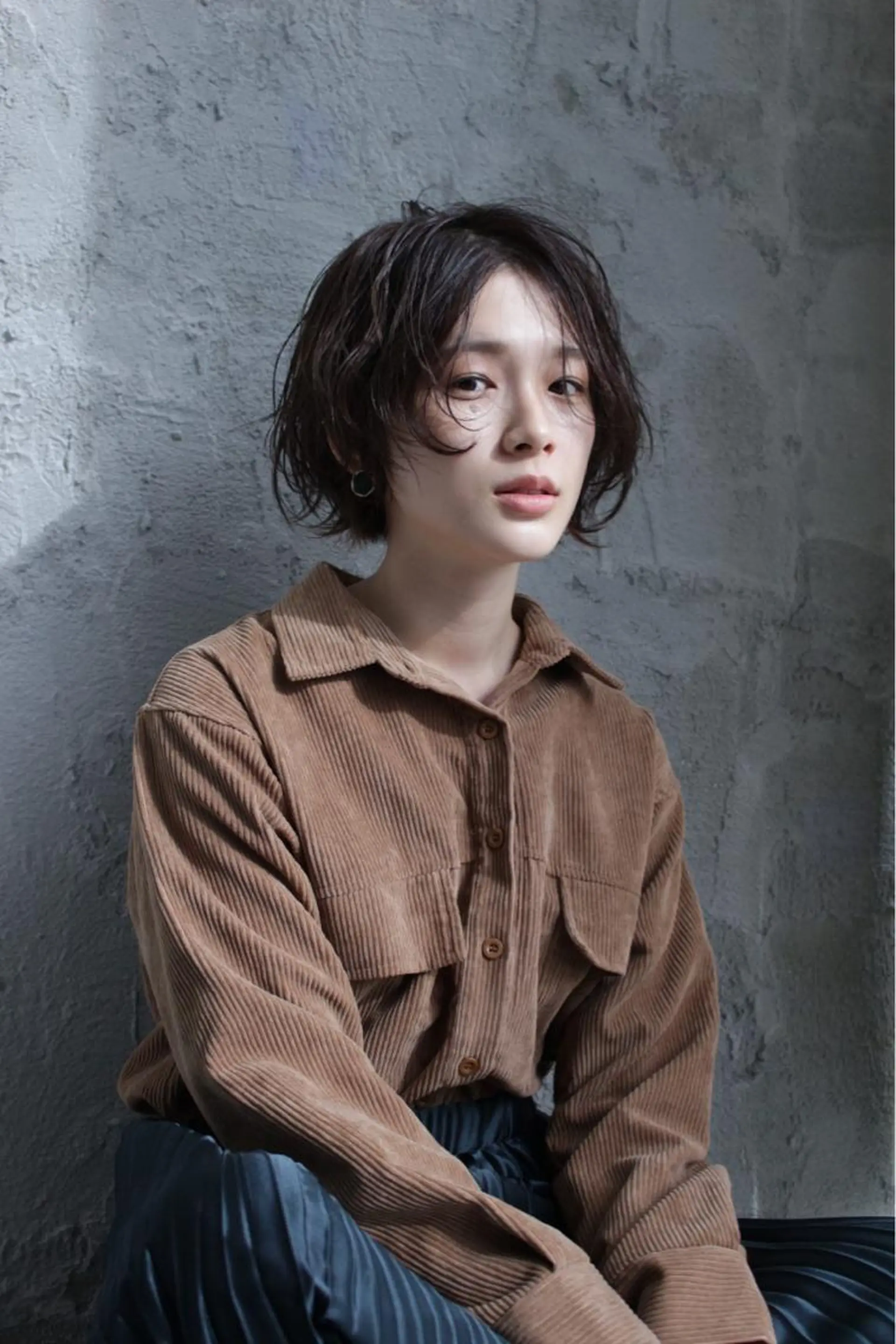 ミディアム カラー hao所属・西山 頌太のヘアスタイル