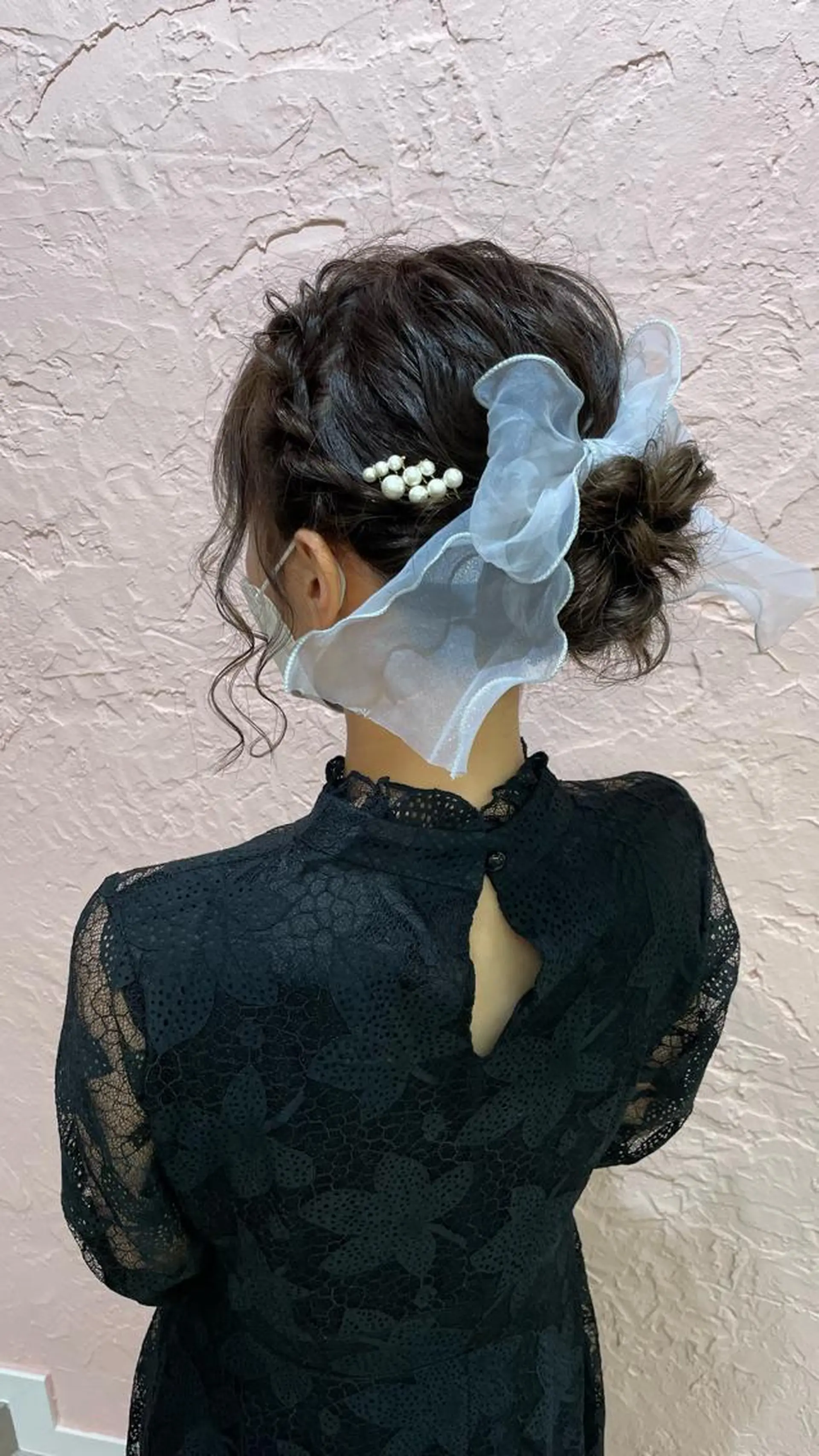 ミディアム カラー ヘアアレンジ 松永 梨央のヘアスタイル