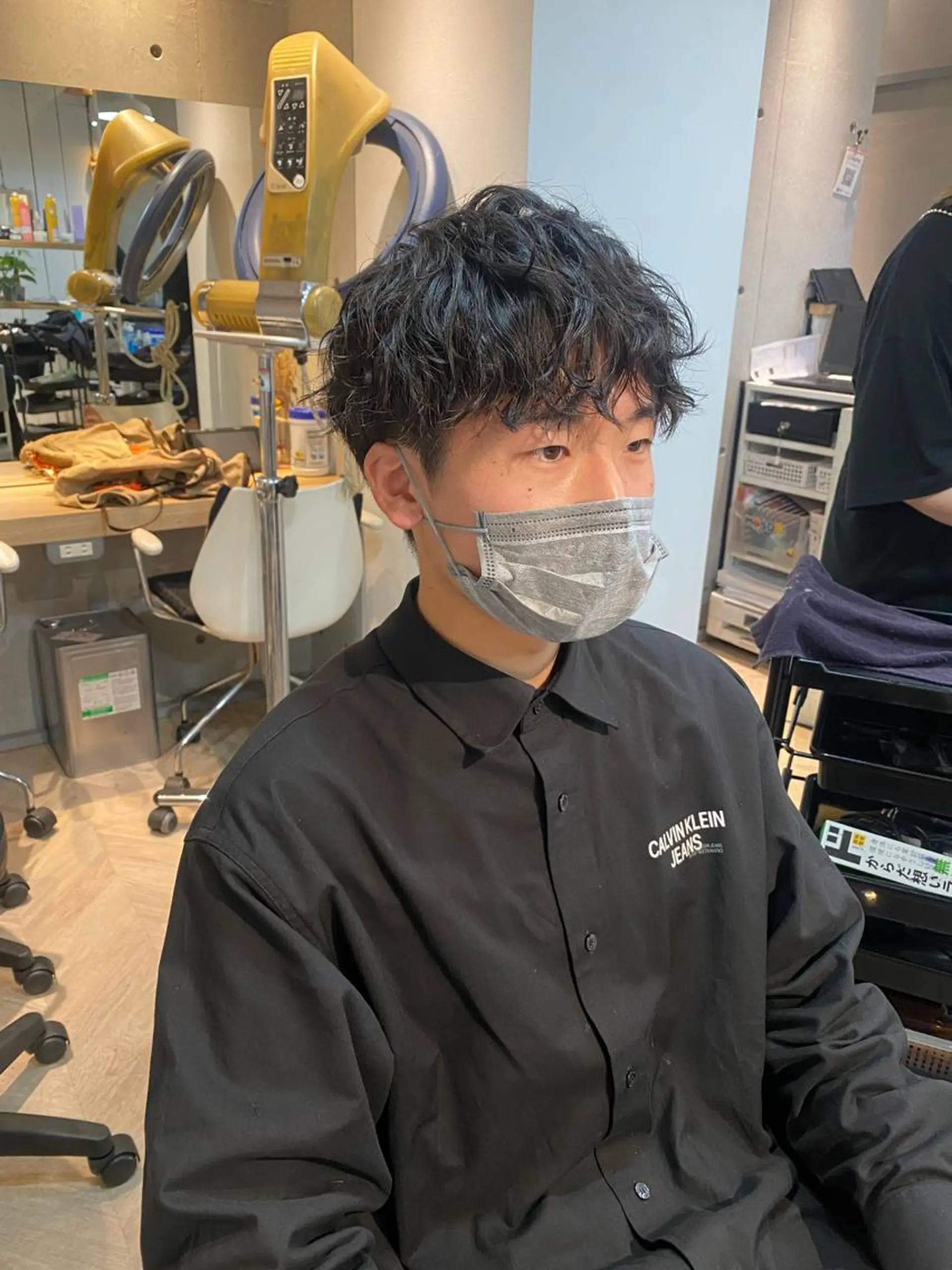 メンズ メンズパーマ カット パーマ 西山 恵太郎のヘアスタイル