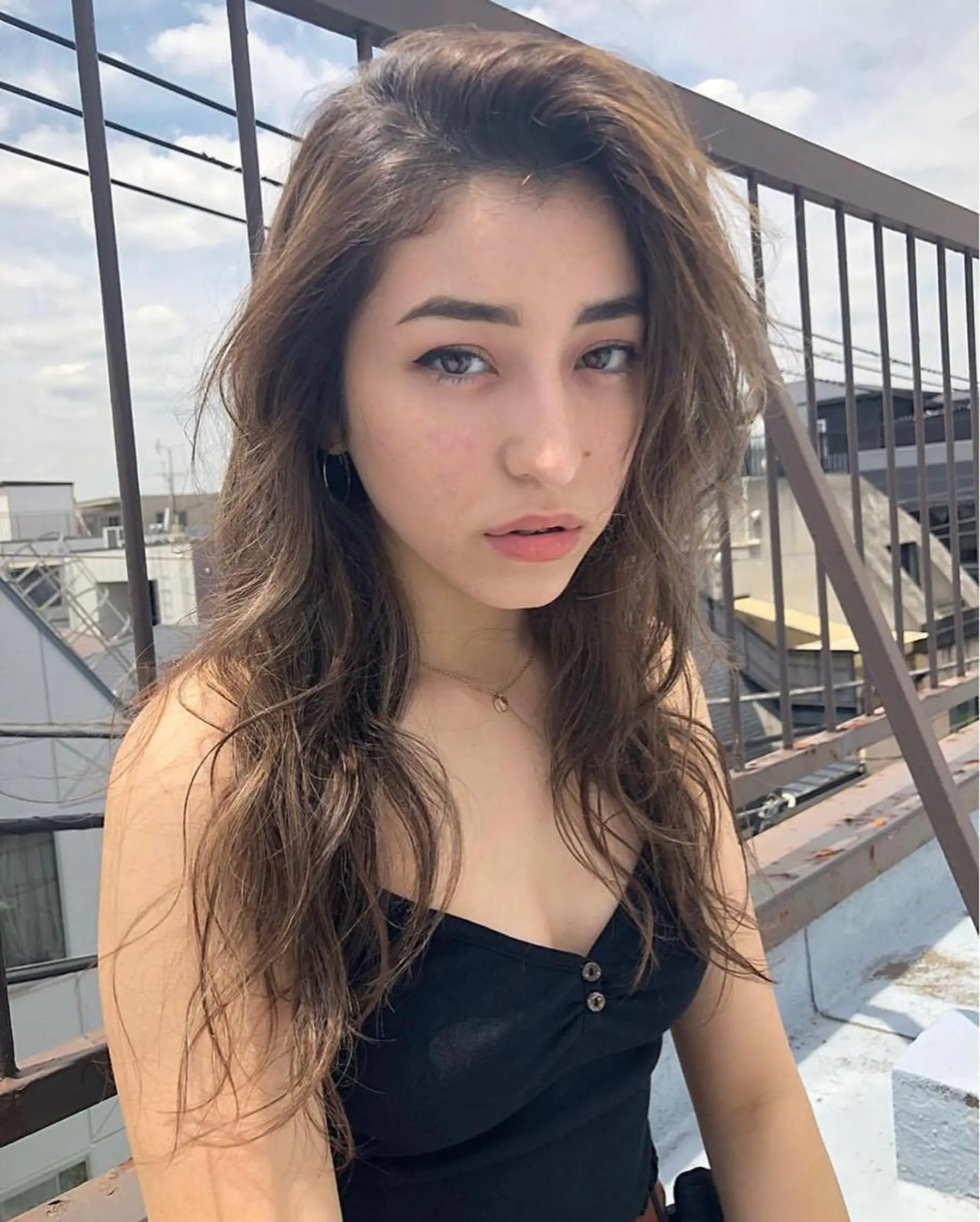 ロング カラー salowin 原宿 aroa所属・韓国／ハッシュカット ／透明感カラー／金野のヘアスタイル