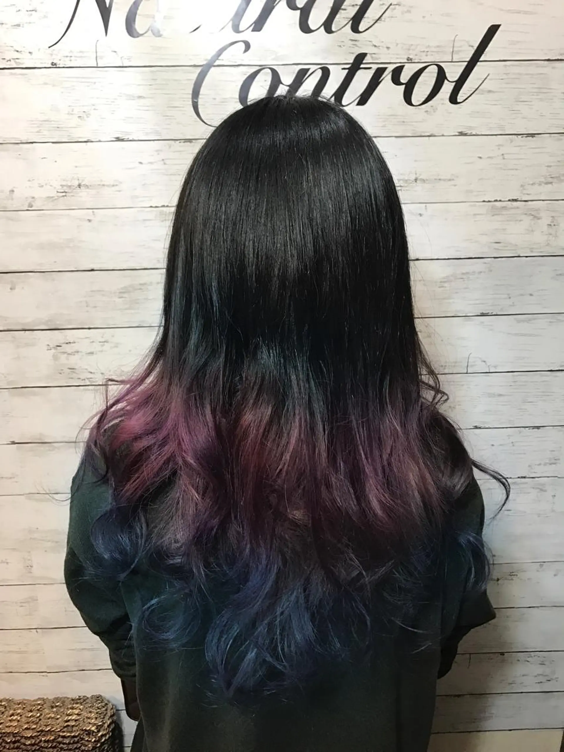 ロング カラー ブルーカラー グラデーションカラー バイオレットカラー ていねい技術No.1 🌈諏訪 健太のヘアスタイル